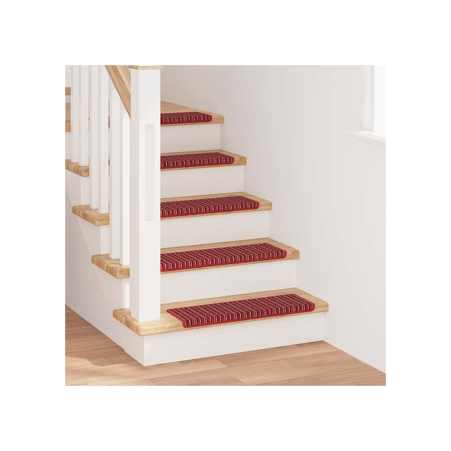 Tapis d'escalier auto-adhésifs 15 pc 65 x 21 x 4 cm Non-Slip