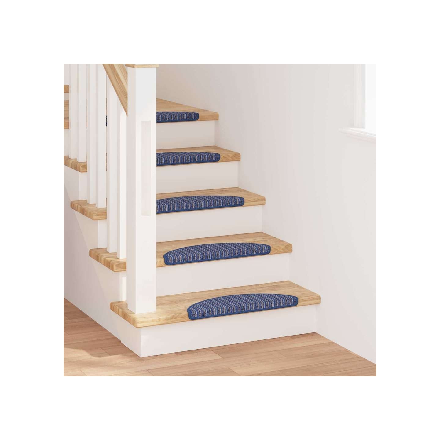 Tapis d'escalier auto-adhésifs 15 pc 56 x 17 x 3 cm Non-Slip
