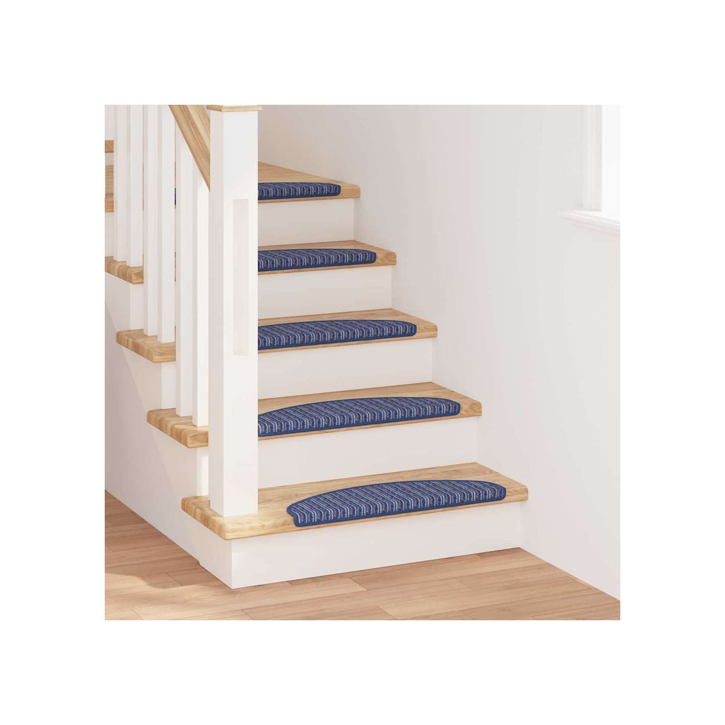 Tapis d'escalier auto-adhésifs 15 pc 65 x 21 x 4 cm Non-Slip