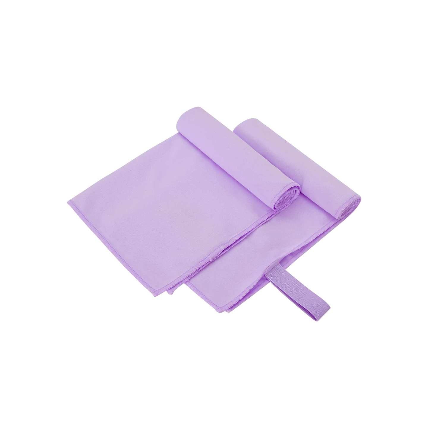 Serviettes de sport 2 pc Violet 50 x 30 cm