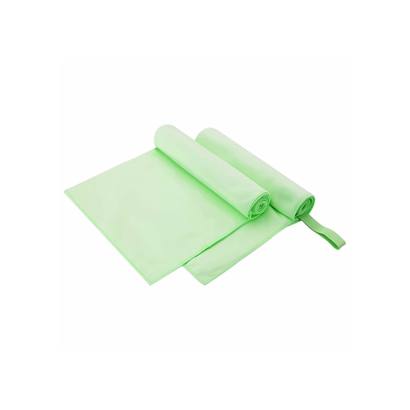 Serviettes de sport 2 pc Vert 100 x 50 cm