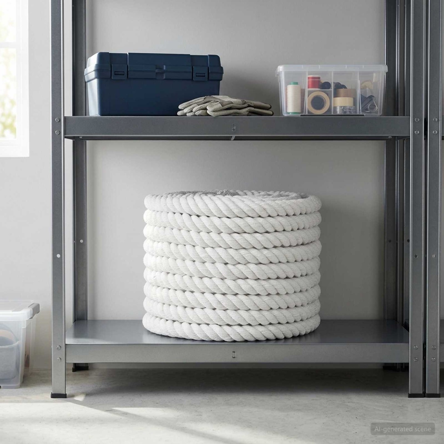 Corde en coton 20 mm 50 m Blanc 100% Coton