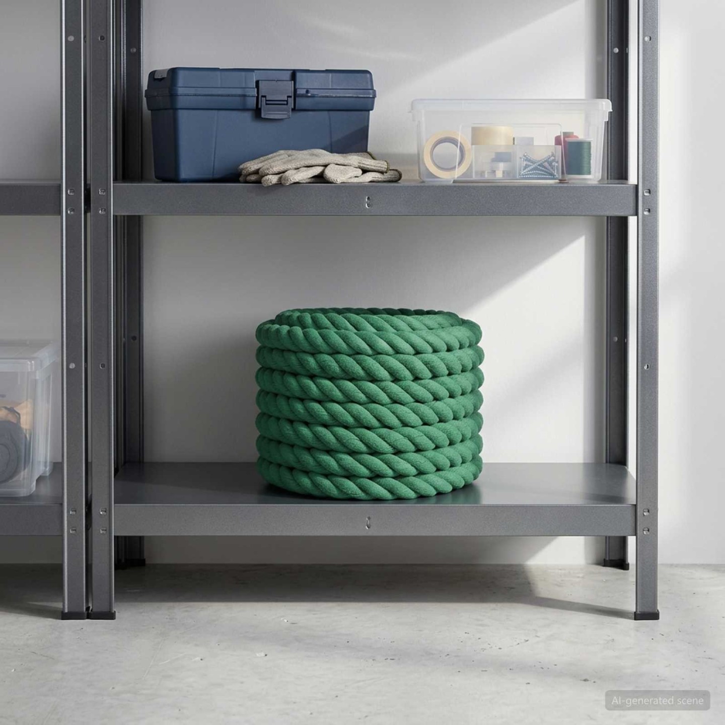 Corde en coton 36 mm 25 m Vert 100% Coton