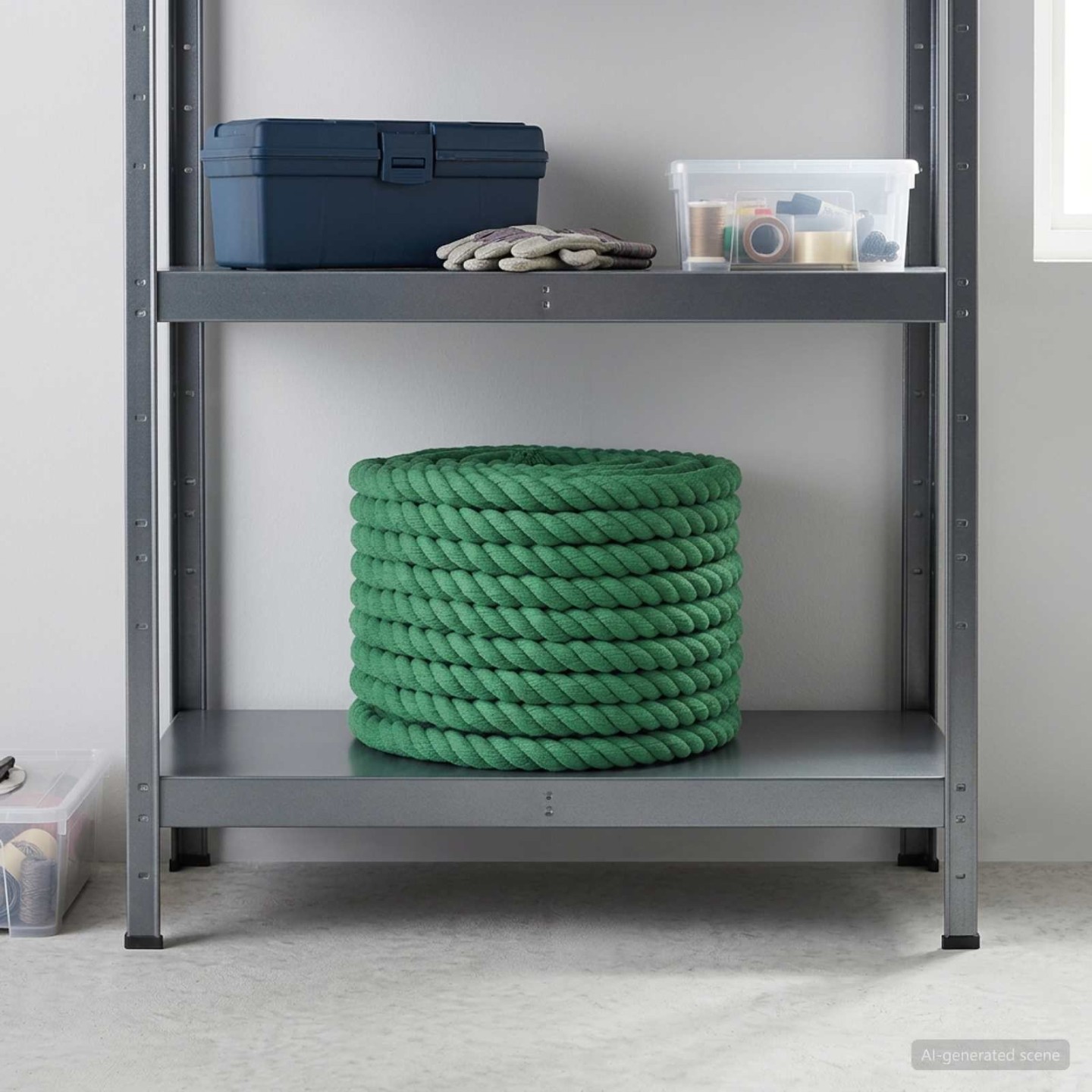 Corde en coton 16 mm 50 m Vert 100% Coton