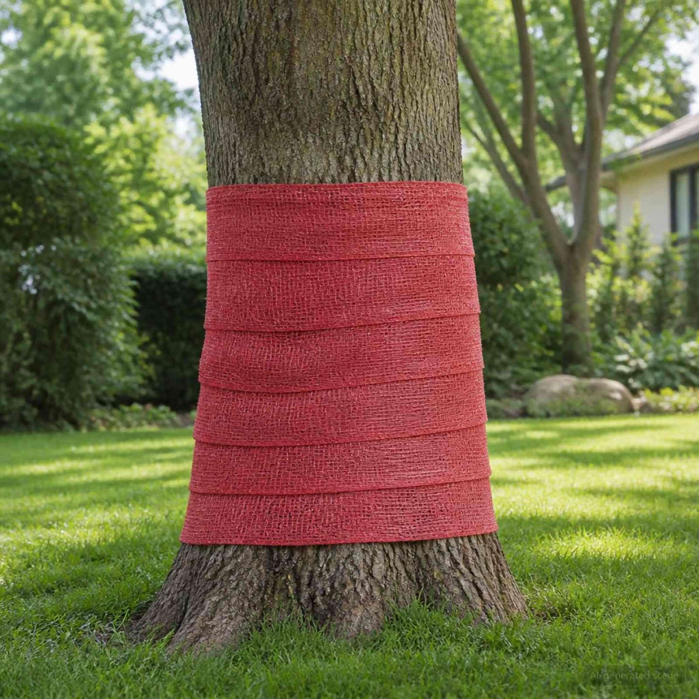Rouleau de jute 100 x 5000 cm Rouge