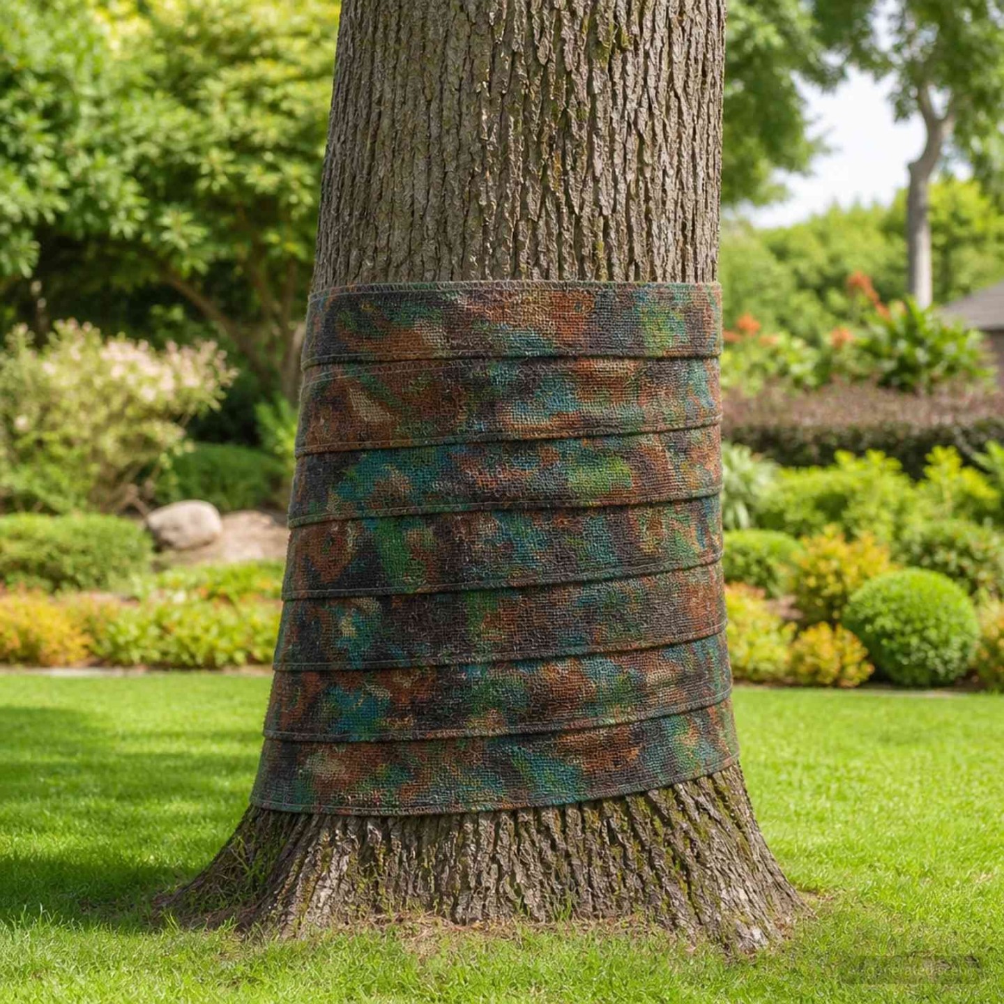 Rouleau de jute 100 x 5000 cm Camouflage