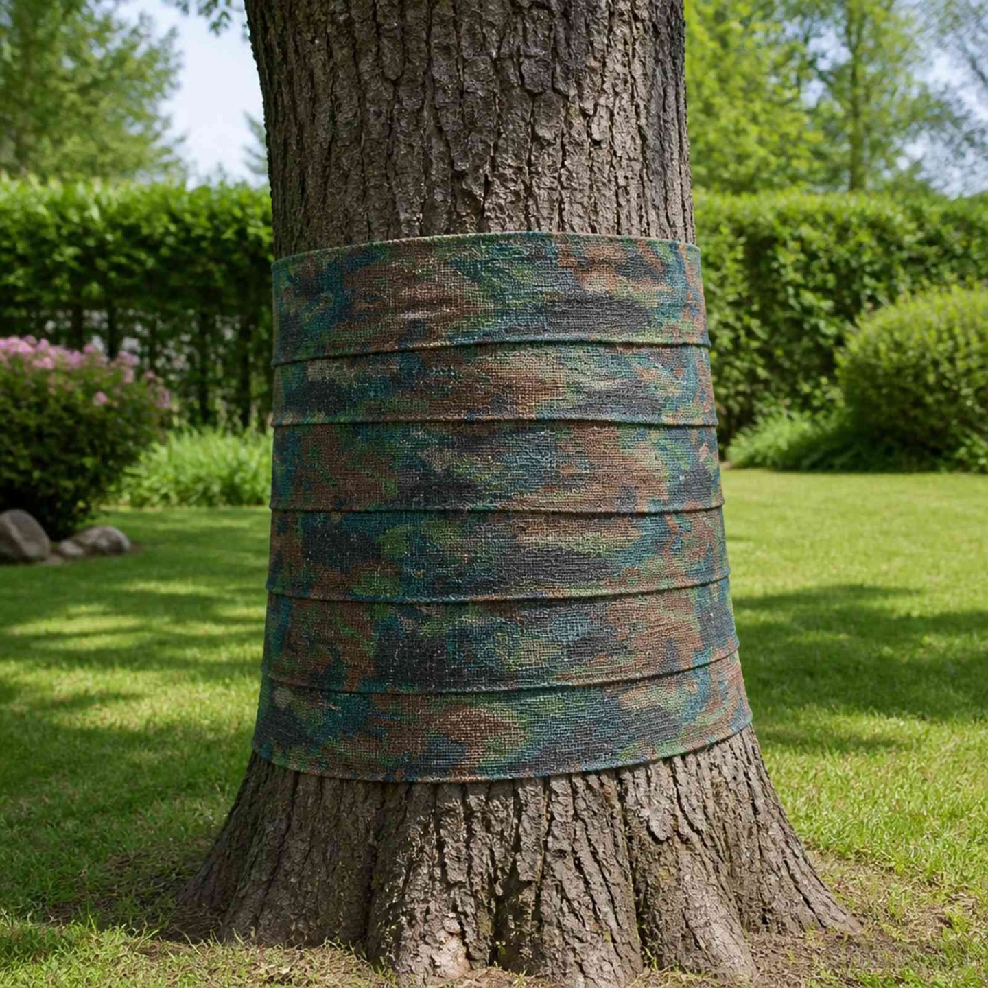 Rouleau de jute 50 x 1000 cm Camouflage