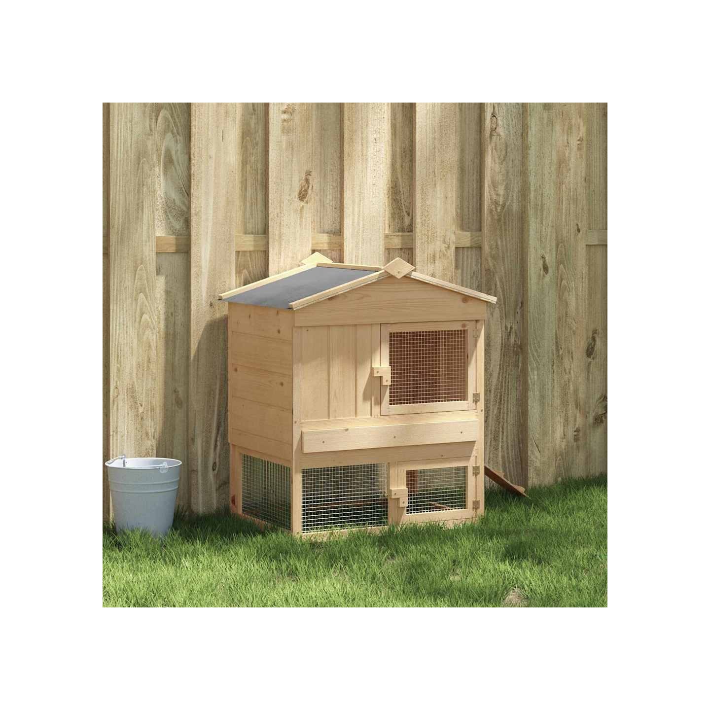 Poulailler Marron 75 x 60 x 89 cm Bois de pin massif