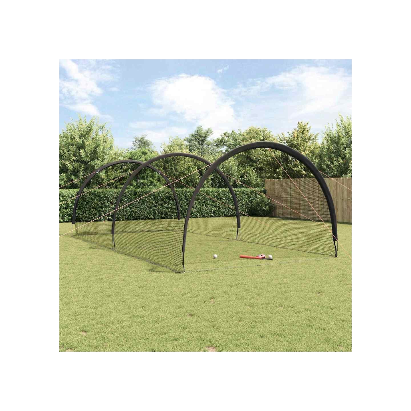 Baseball et Softball Noir 702 x 369,5 x 243,5 cm Polyester