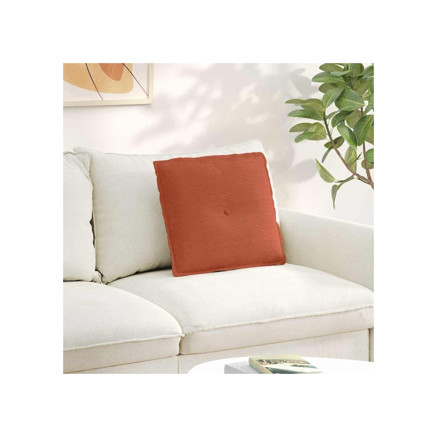 Coussin de Dos Rouge orange 50 x 45 x 19 cm