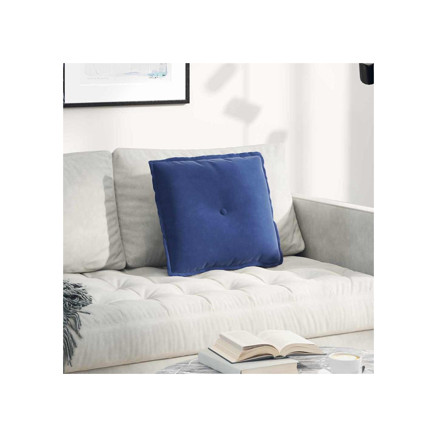 Coussin de Dos Bleu police 50 x 45 x 19 cm