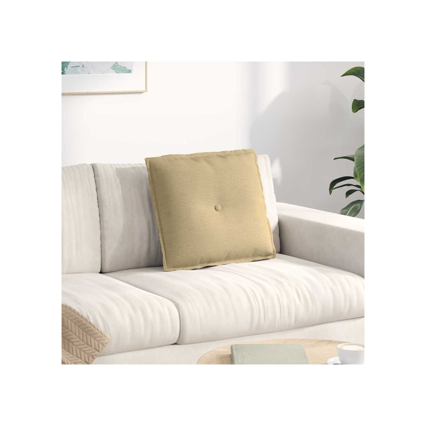Coussin de Dos Vert gris 50 x 45 x 19 cm