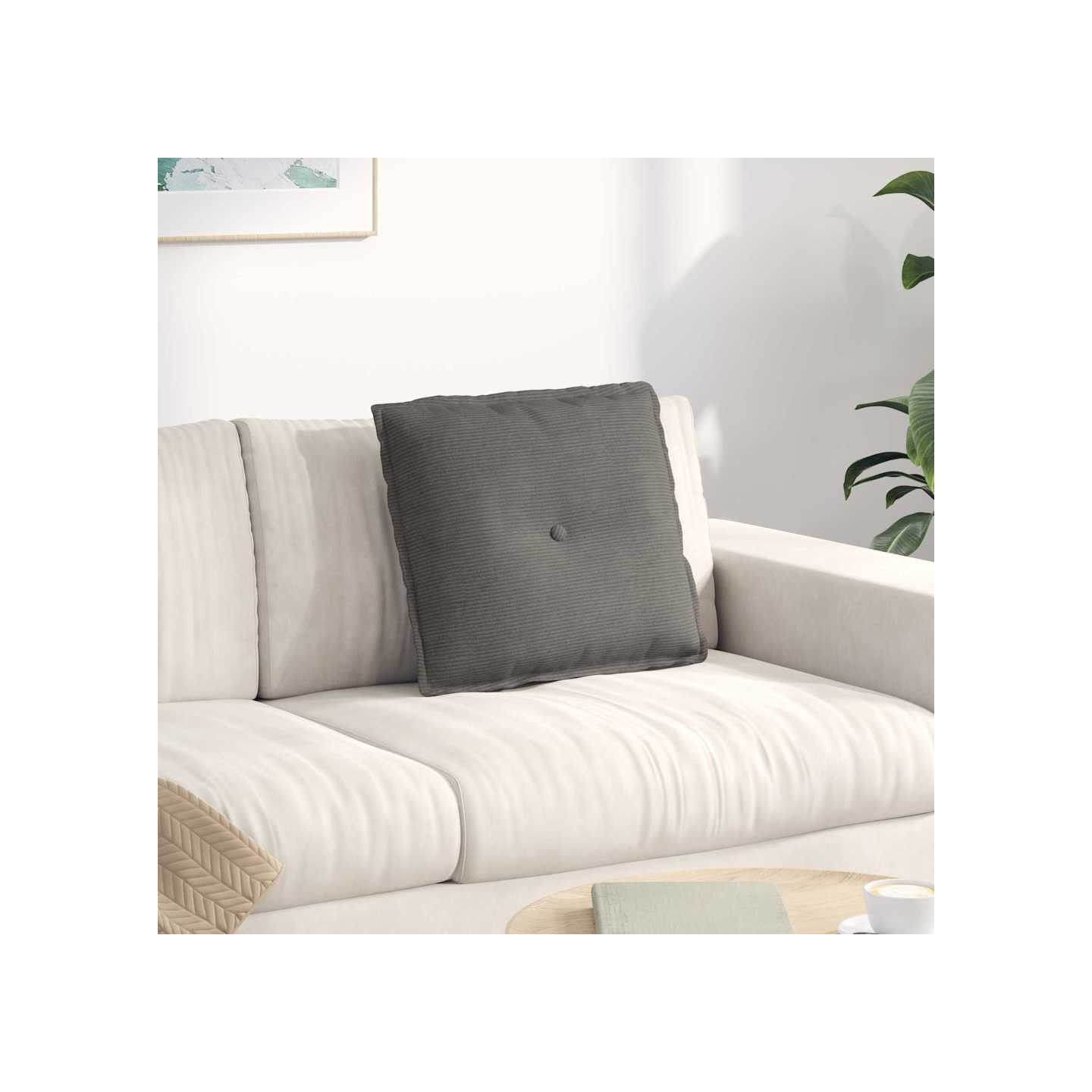 Coussin de Dos Gris clair 50 x 45 x 19 cm