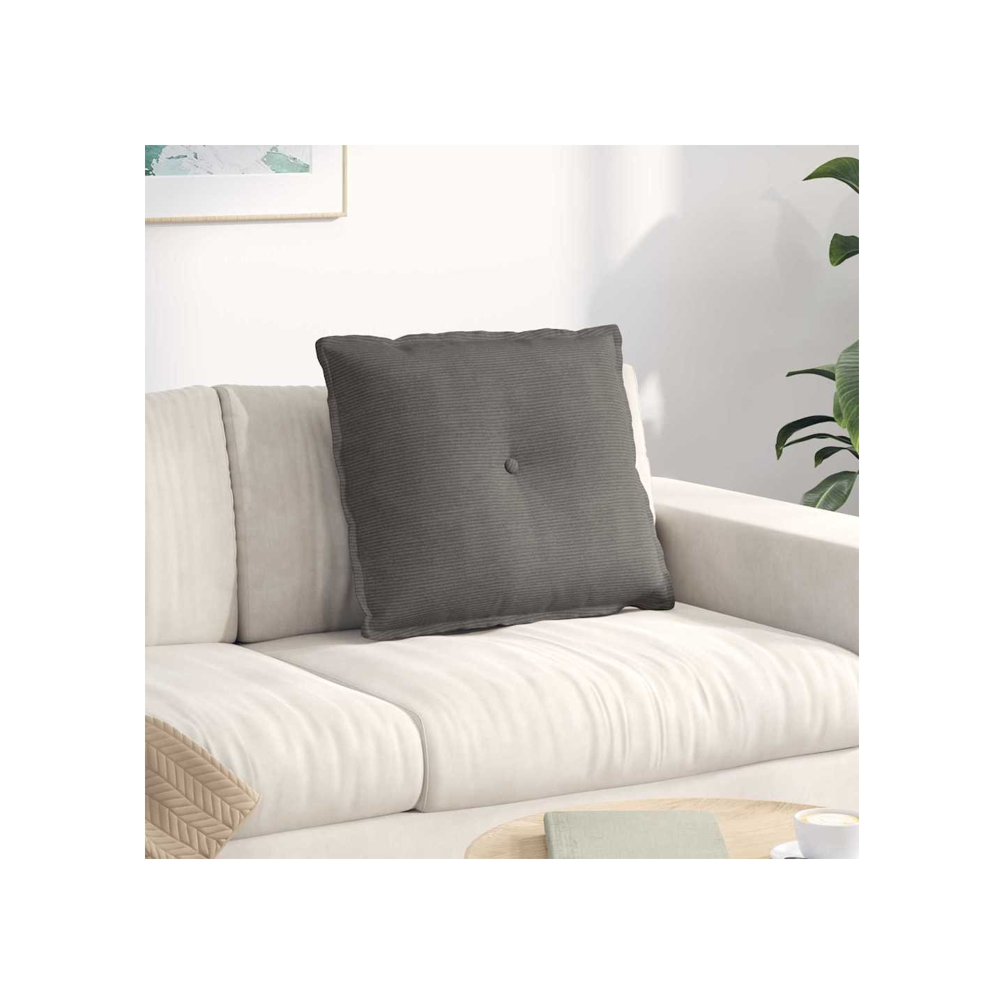 Coussin de Dos Gris clair 60 x 50 x 19 cm