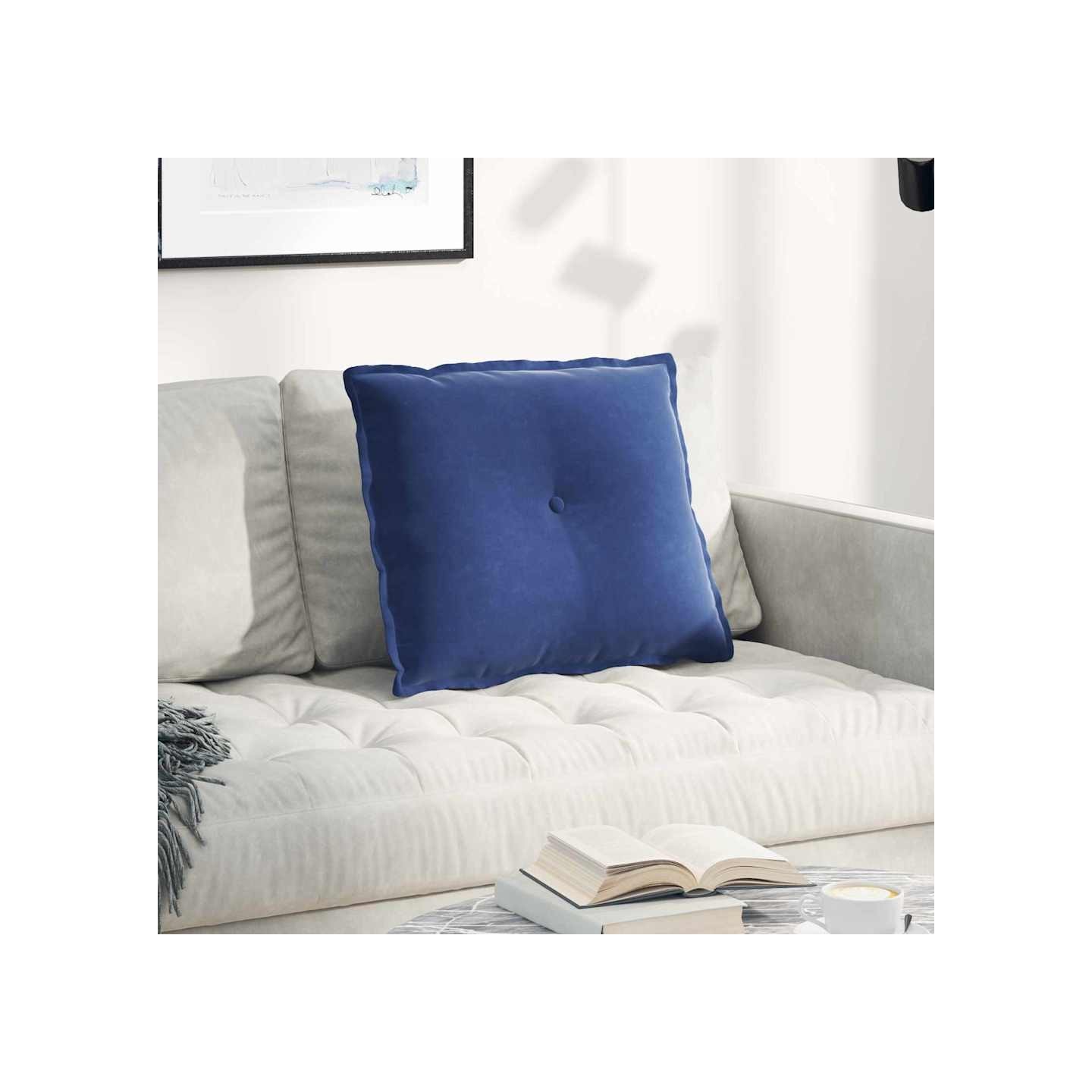 Coussin de Dos Bleu police 60 x 50 x 19 cm