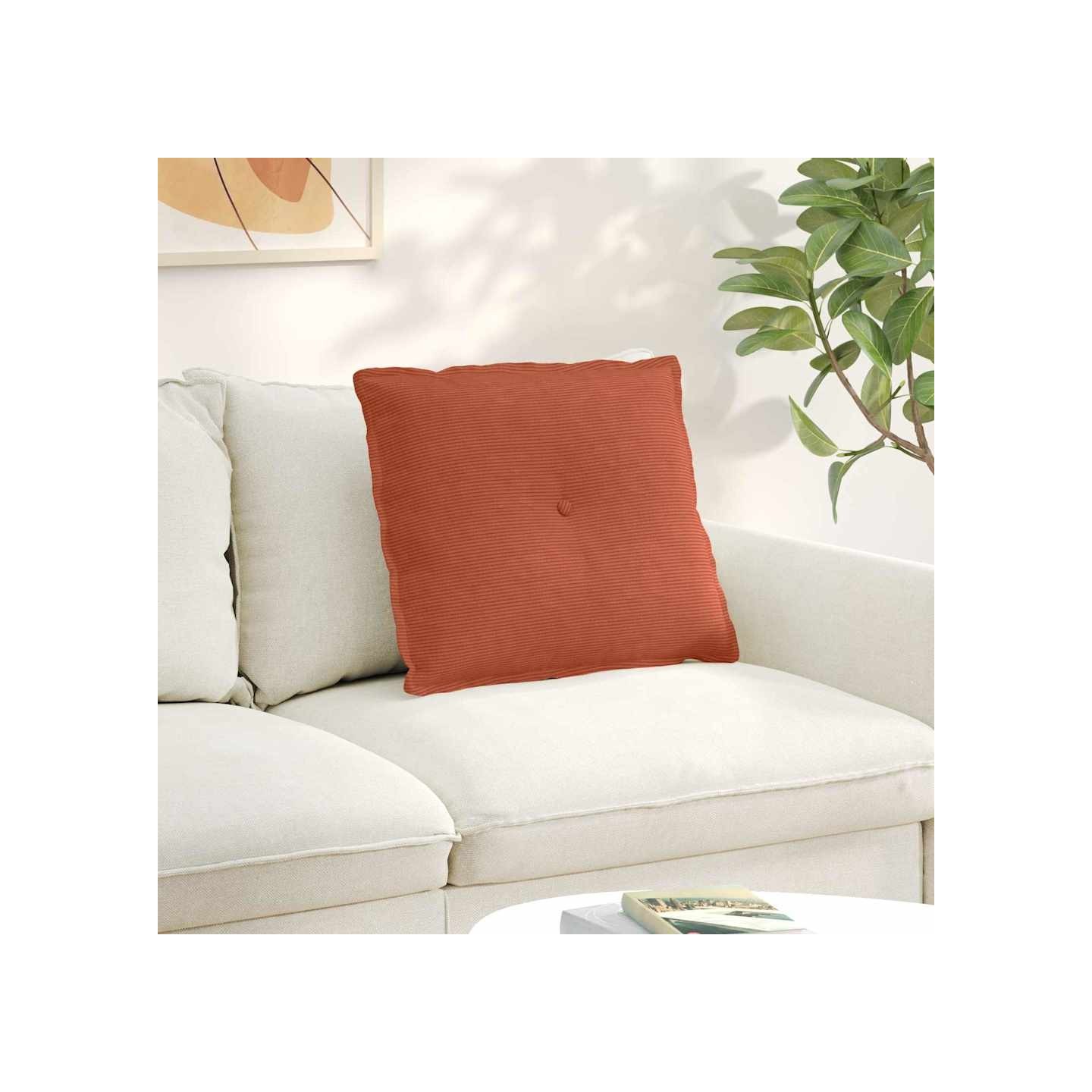 Coussin de Dos Rouge orange 60 x 50 x 19 cm