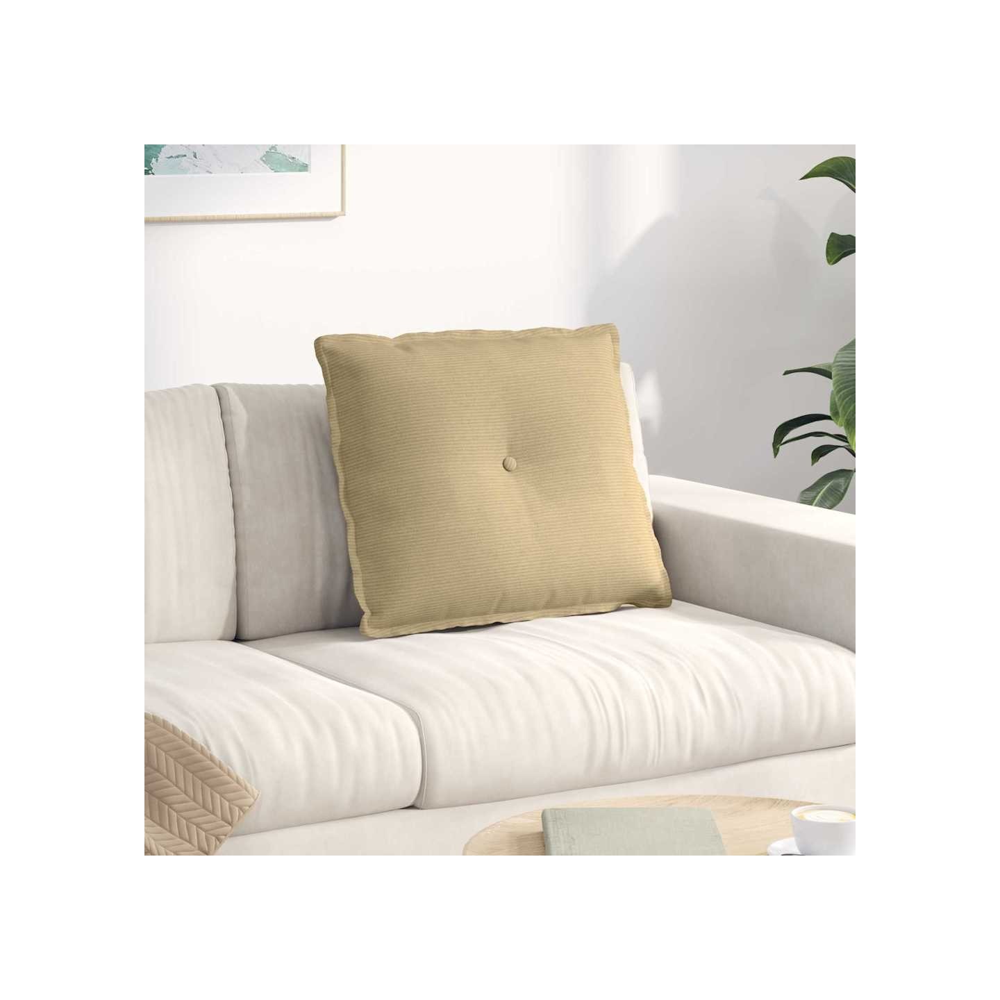 Coussin de Dos Vert gris 60 x 50 x 19 cm