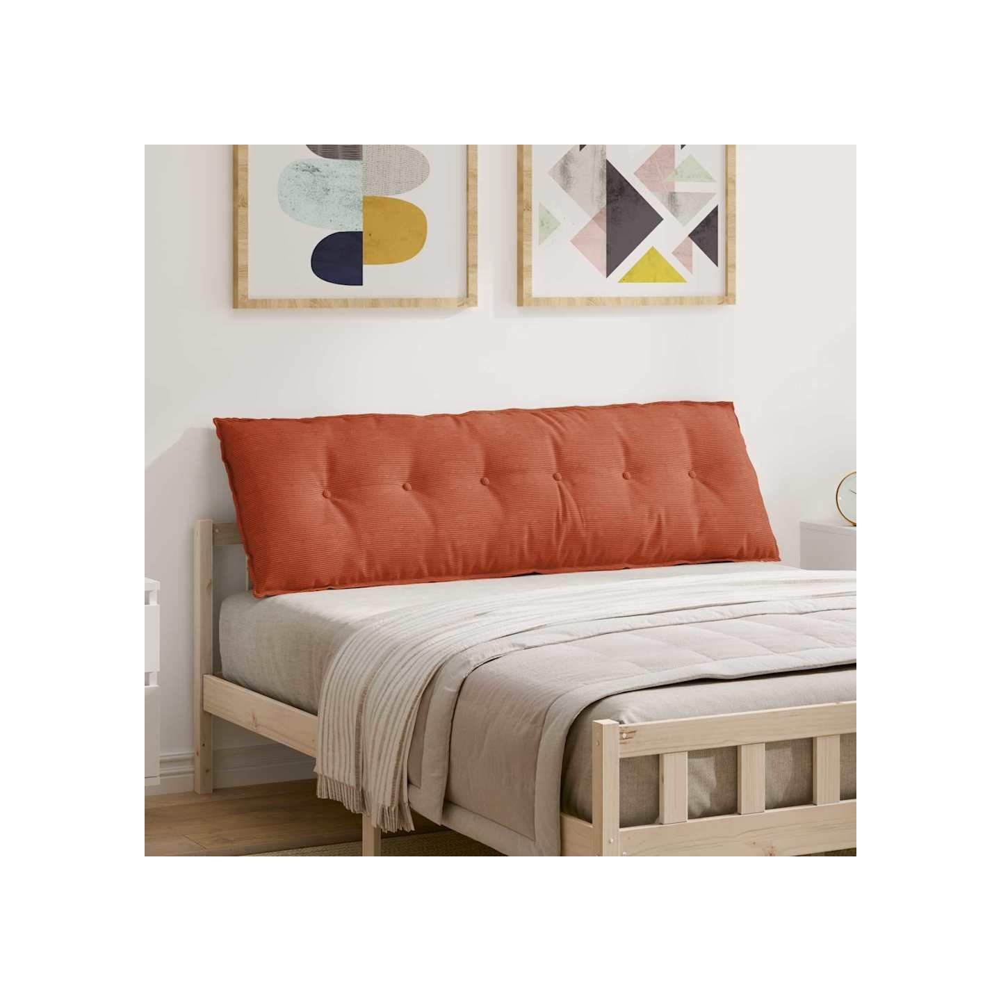 Coussin de Dos Rouge orange 160 x 50 x 19 cm