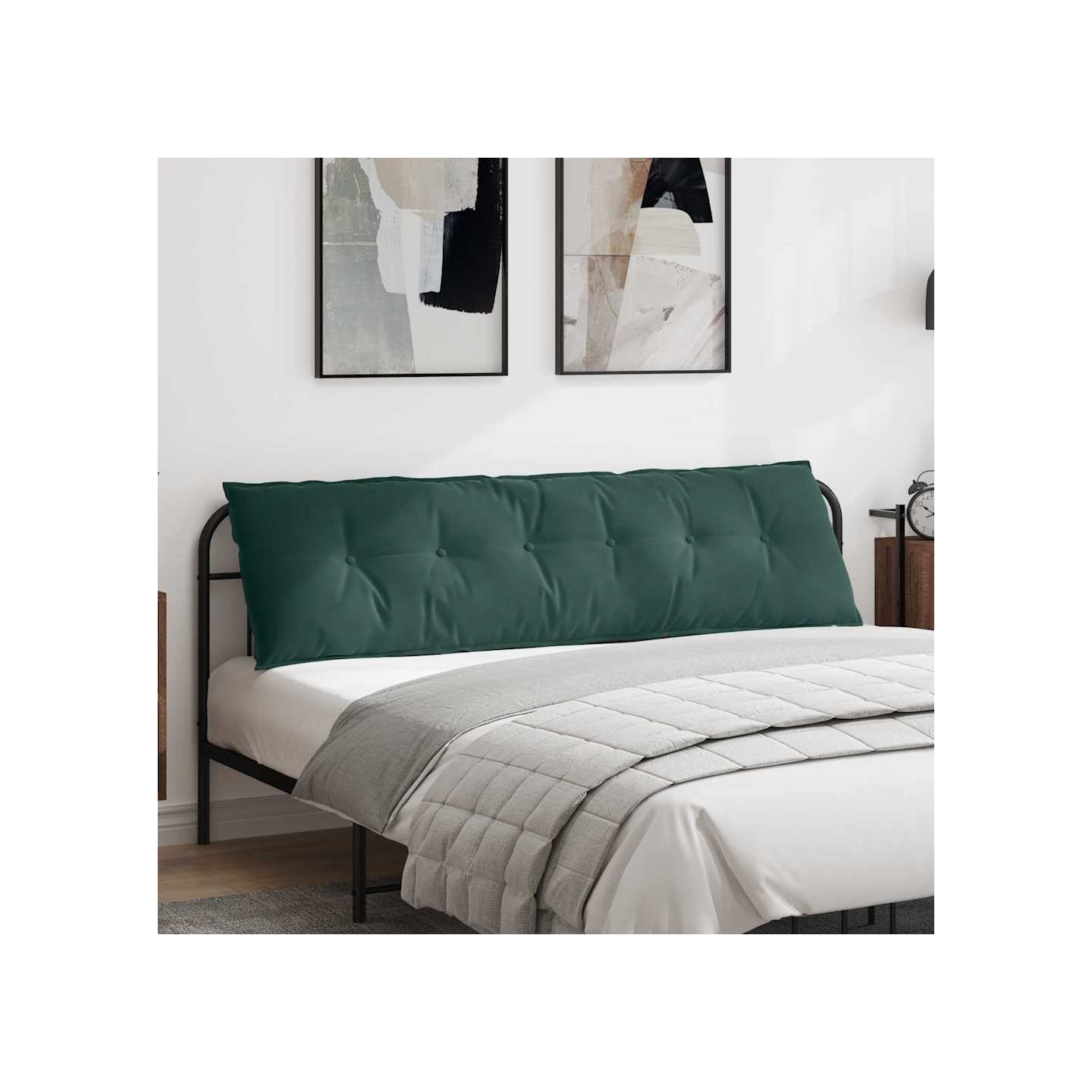 Coussin de Dos Vert foncé 180 x 50 x 19 cm