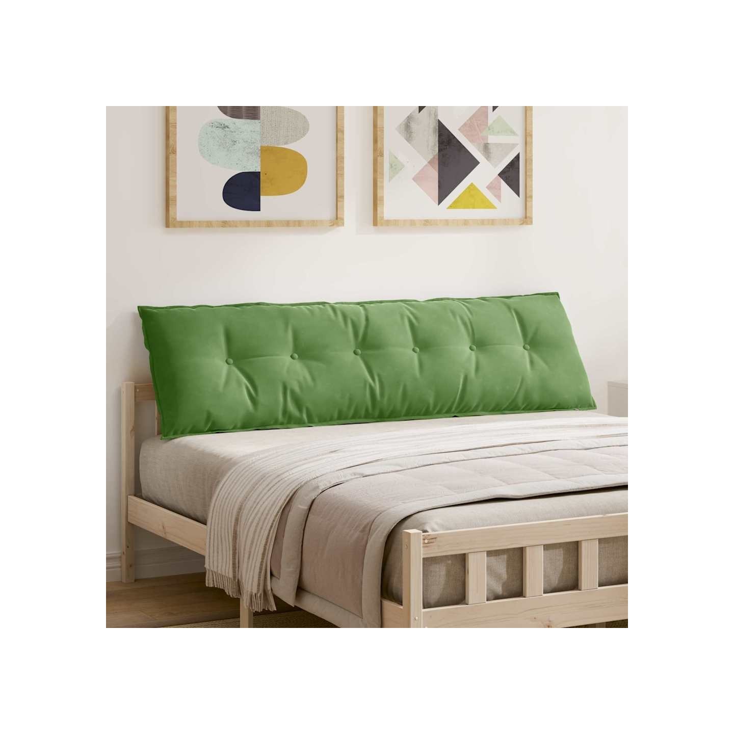 Coussin de Dos Vert clair 180 x 50 x 19 cm