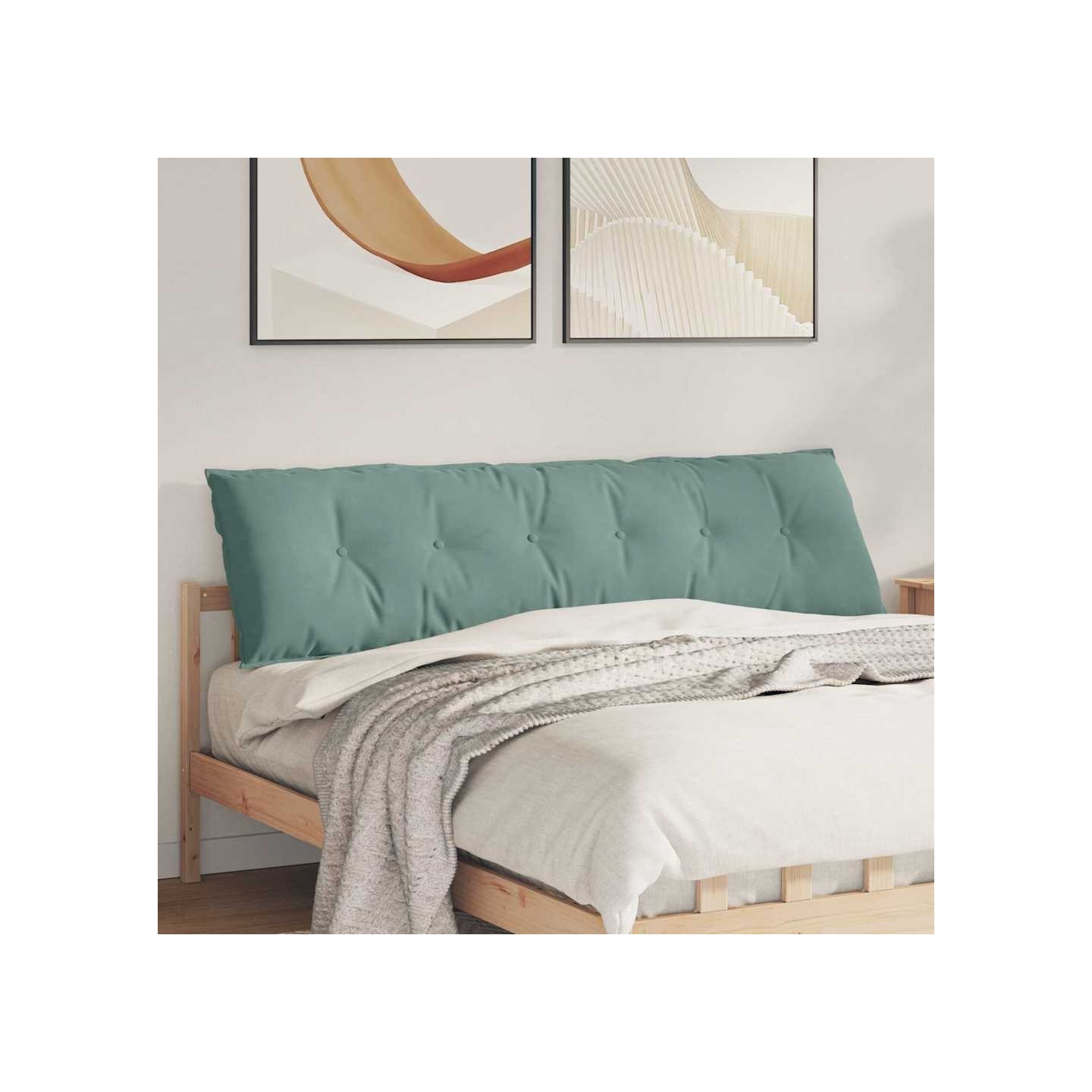Coussin de Dos Vert Mer 180 x 50 x 19 cm