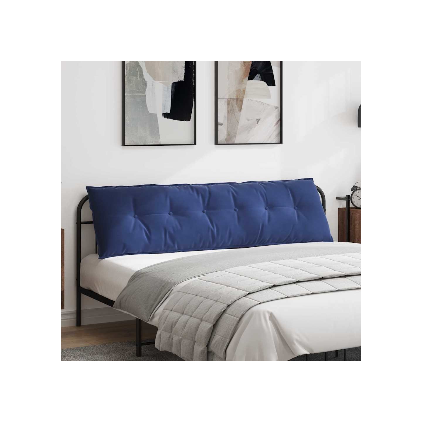 Coussin de Dos Bleu police 180 x 50 x 19 cm