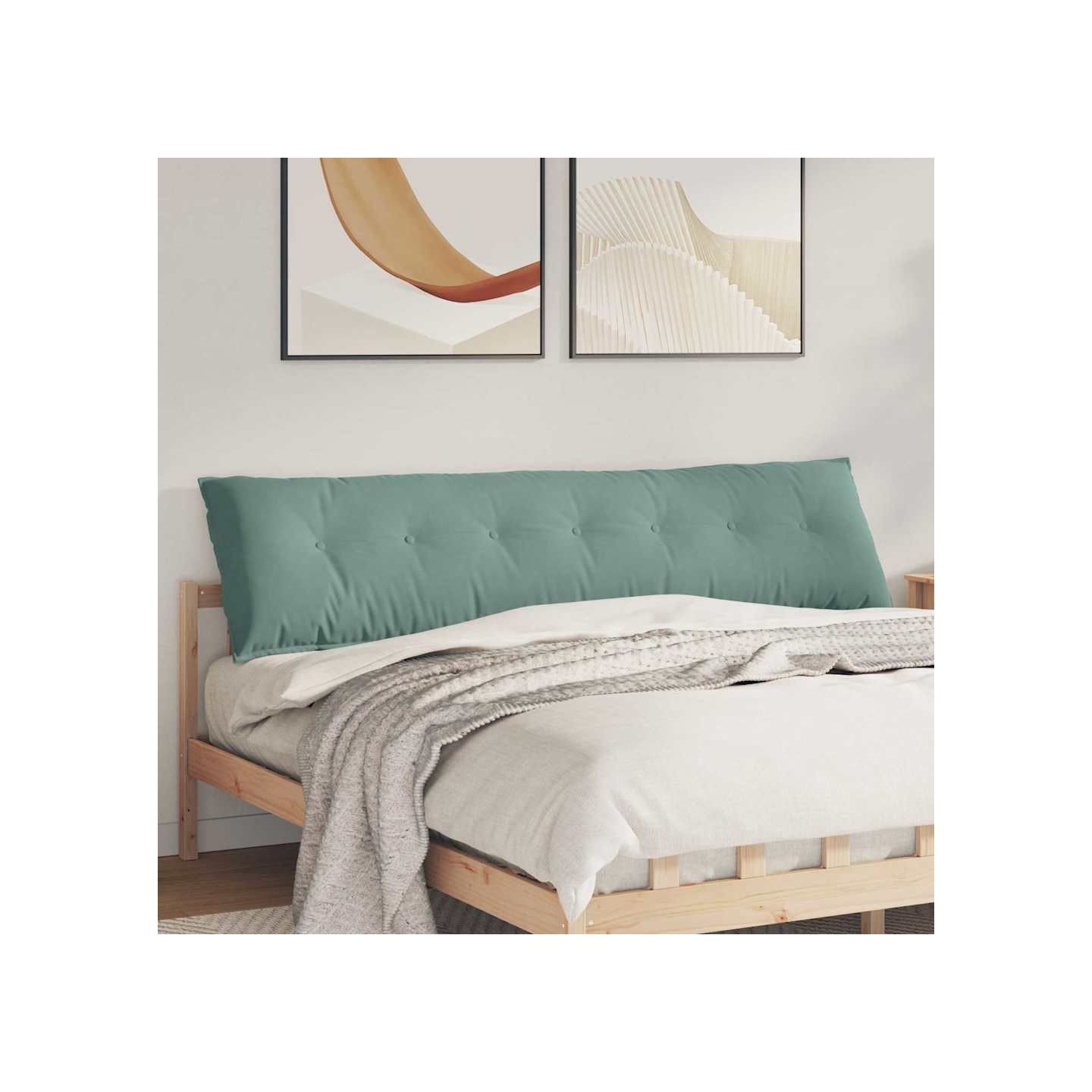 Coussin de Dos Vert Mer 200 x 50 x 19 cm