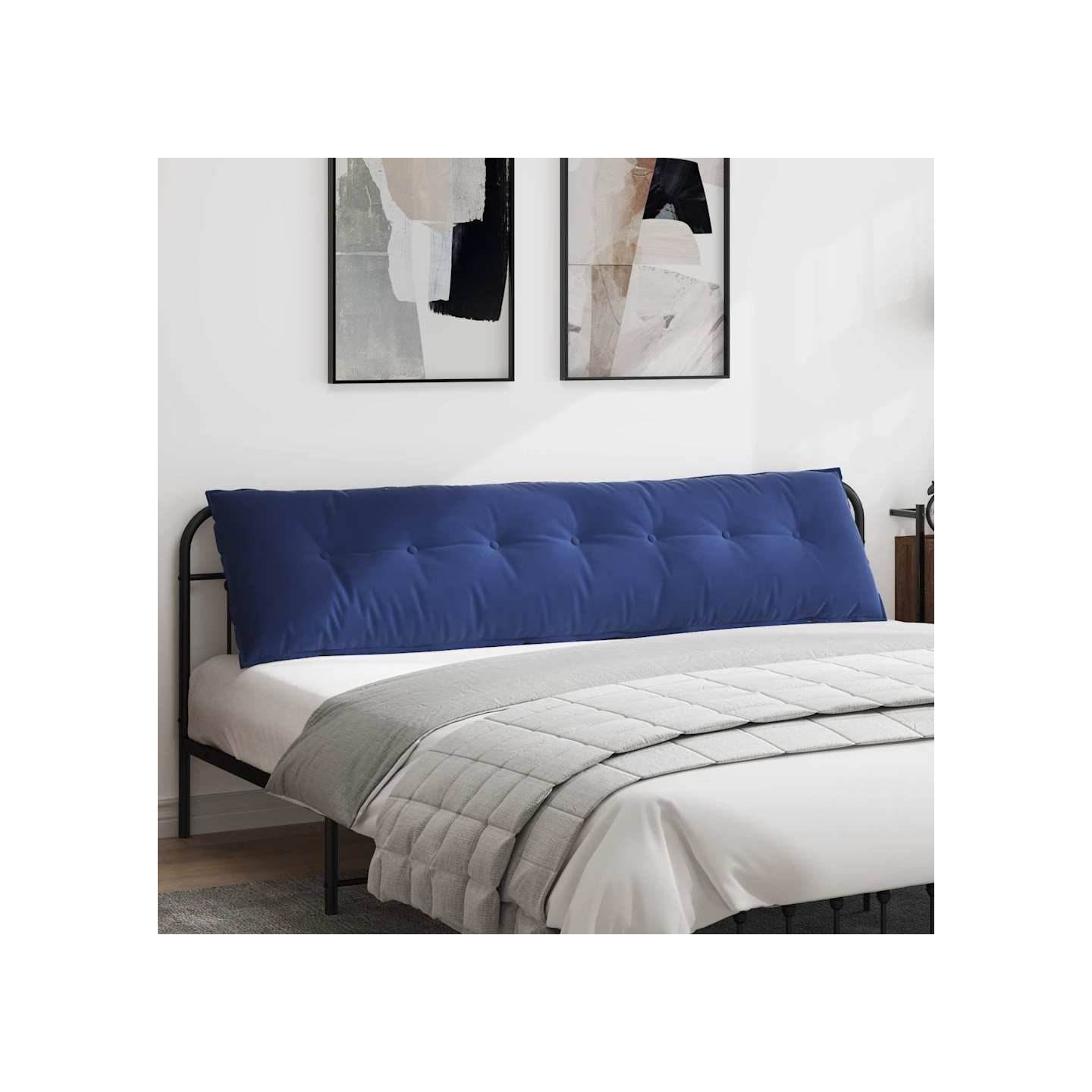 Coussin de Dos Bleu police 200 x 50 x 19 cm