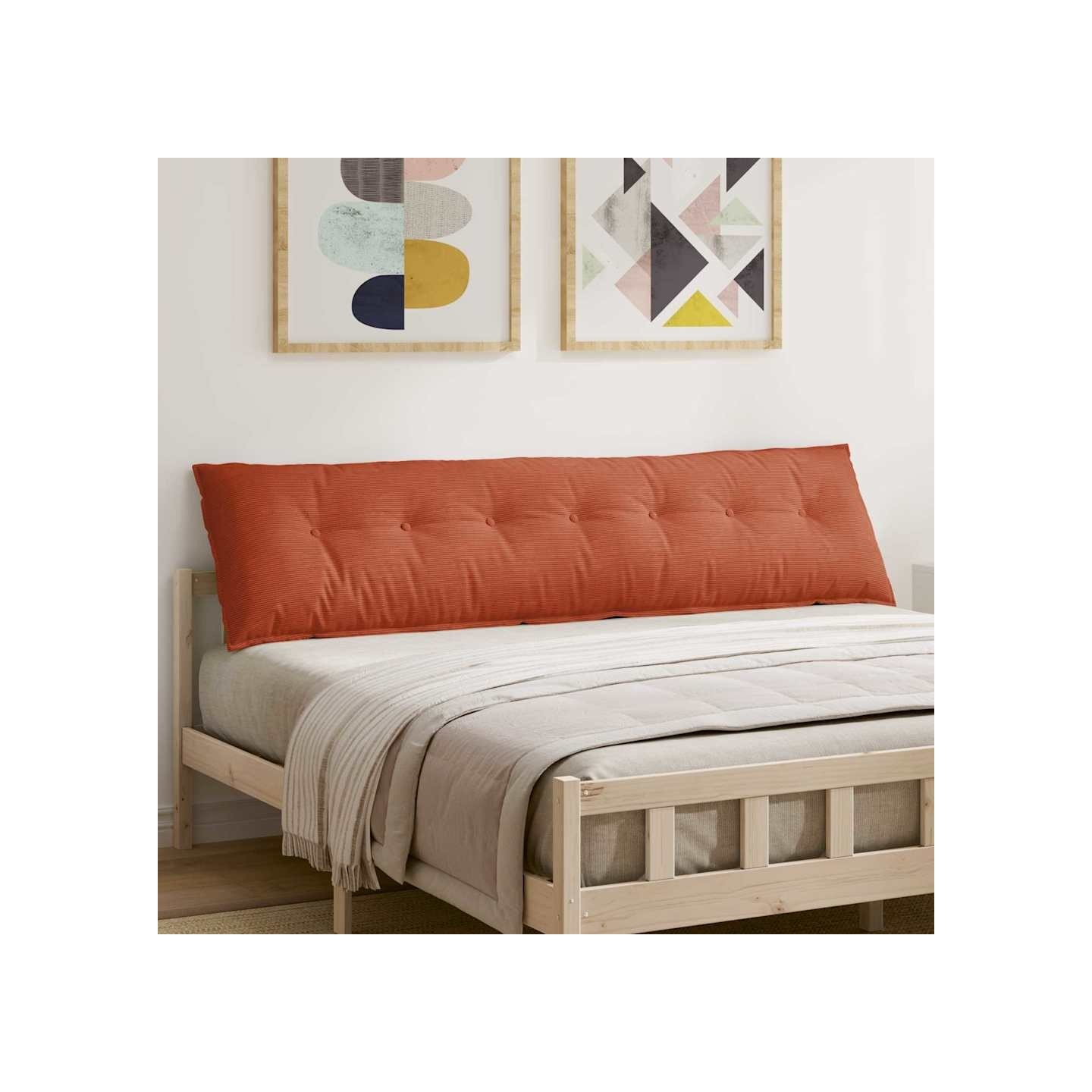 Coussin de Dos Rouge orange 200 x 50 x 19 cm