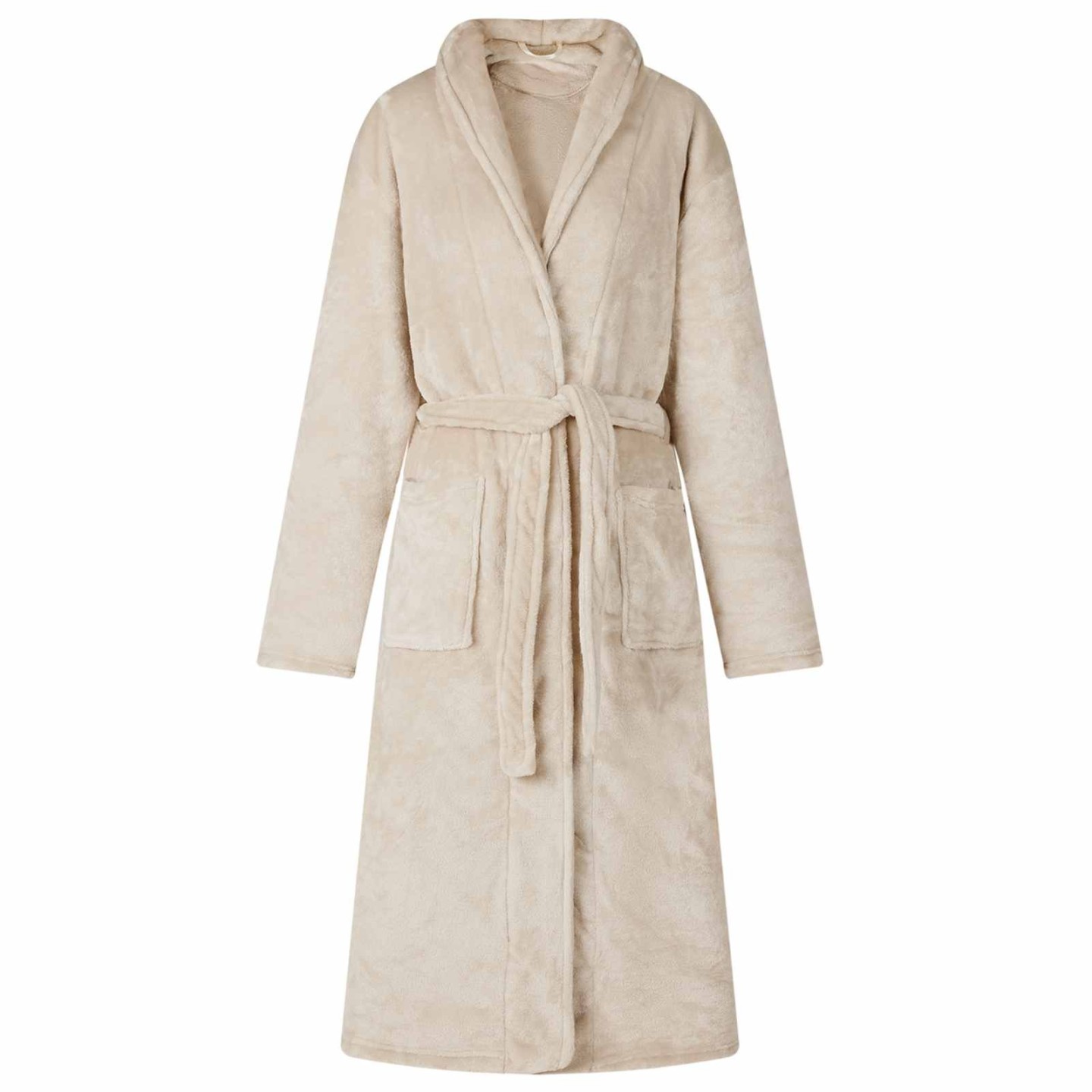 Robe de bain sans capuche Beige xl Flanelle