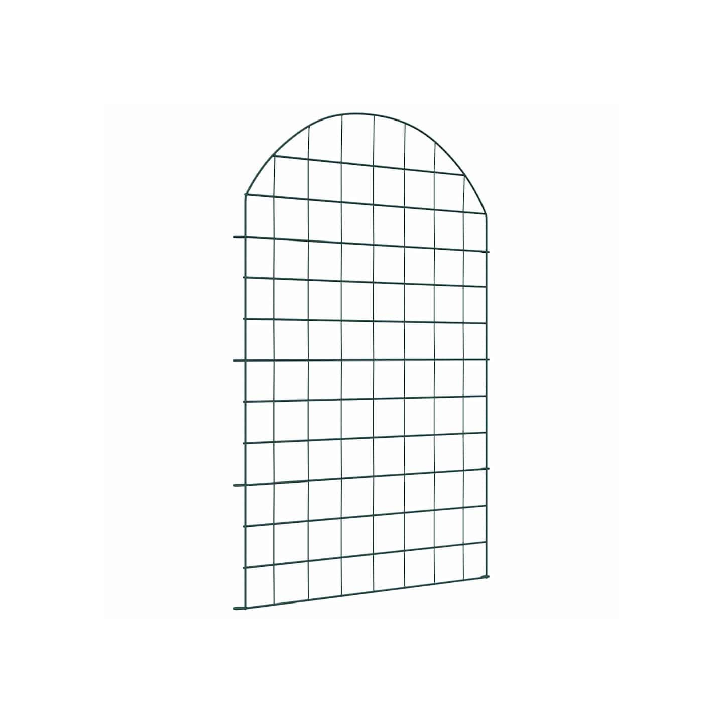 Ensemble de clôture de jardin 8 pc 50 x 80 cm Acier Vert