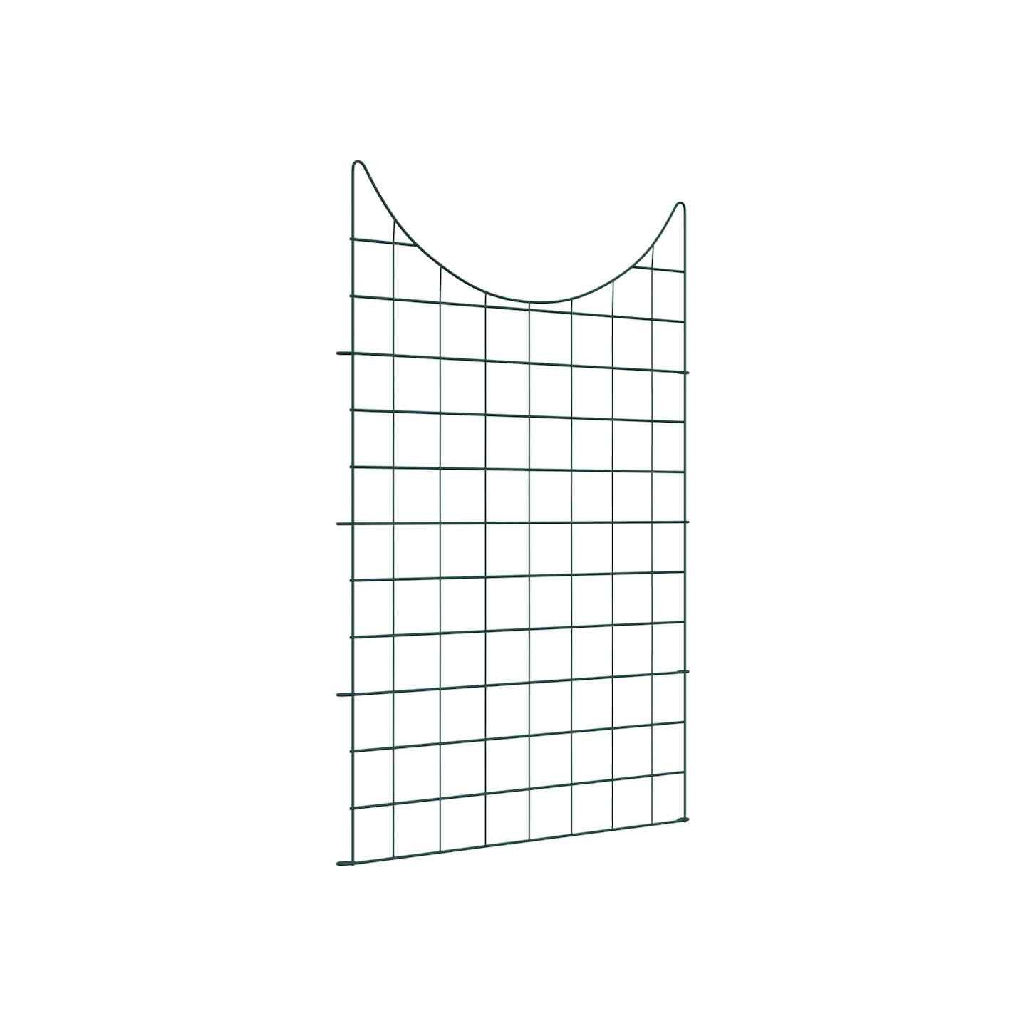 Ensemble de clôture de jardin 8 pc 50 x 80 cm Acier Vert