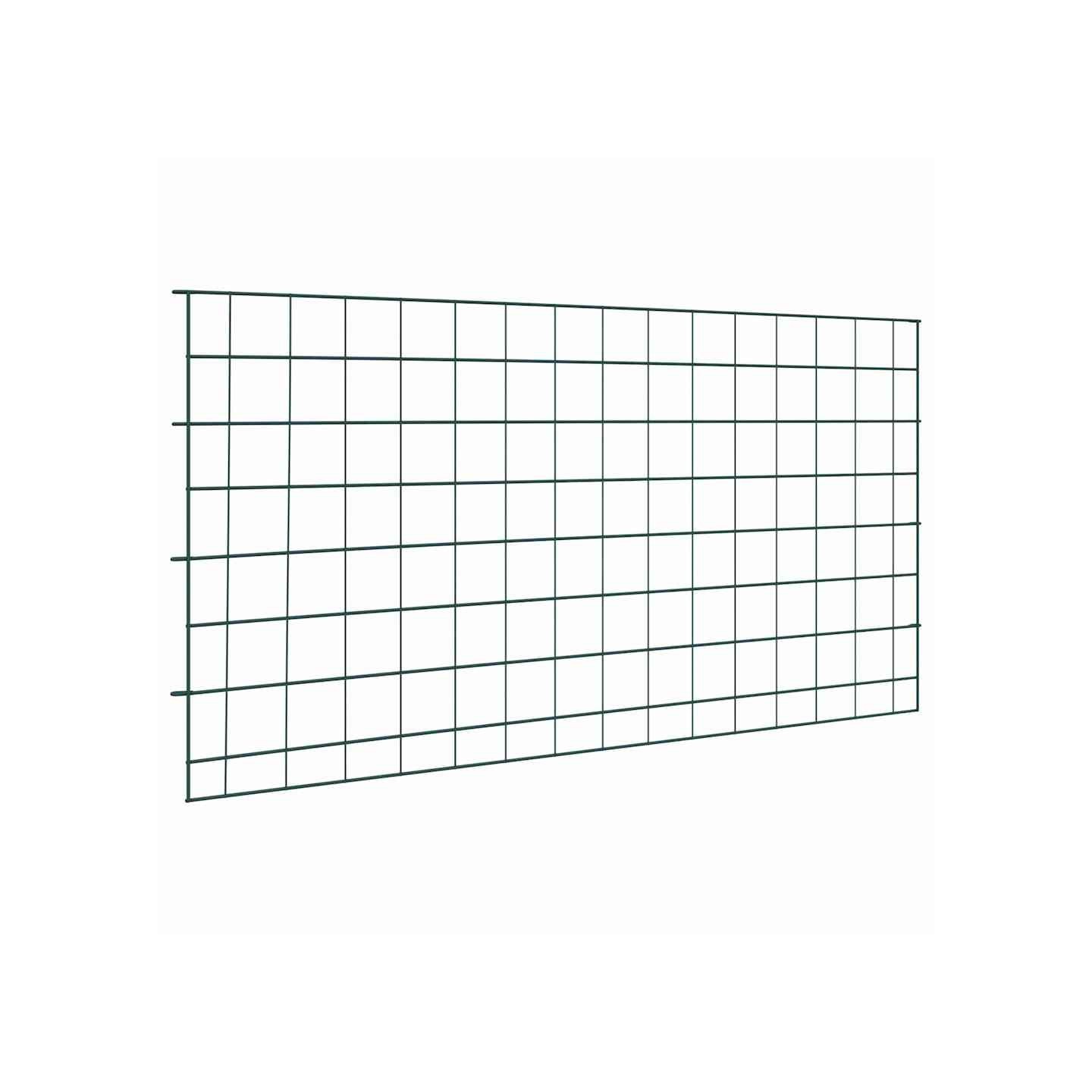 Ensemble de clôture de jardin 5 pc 100 x 50 cm Acier Vert