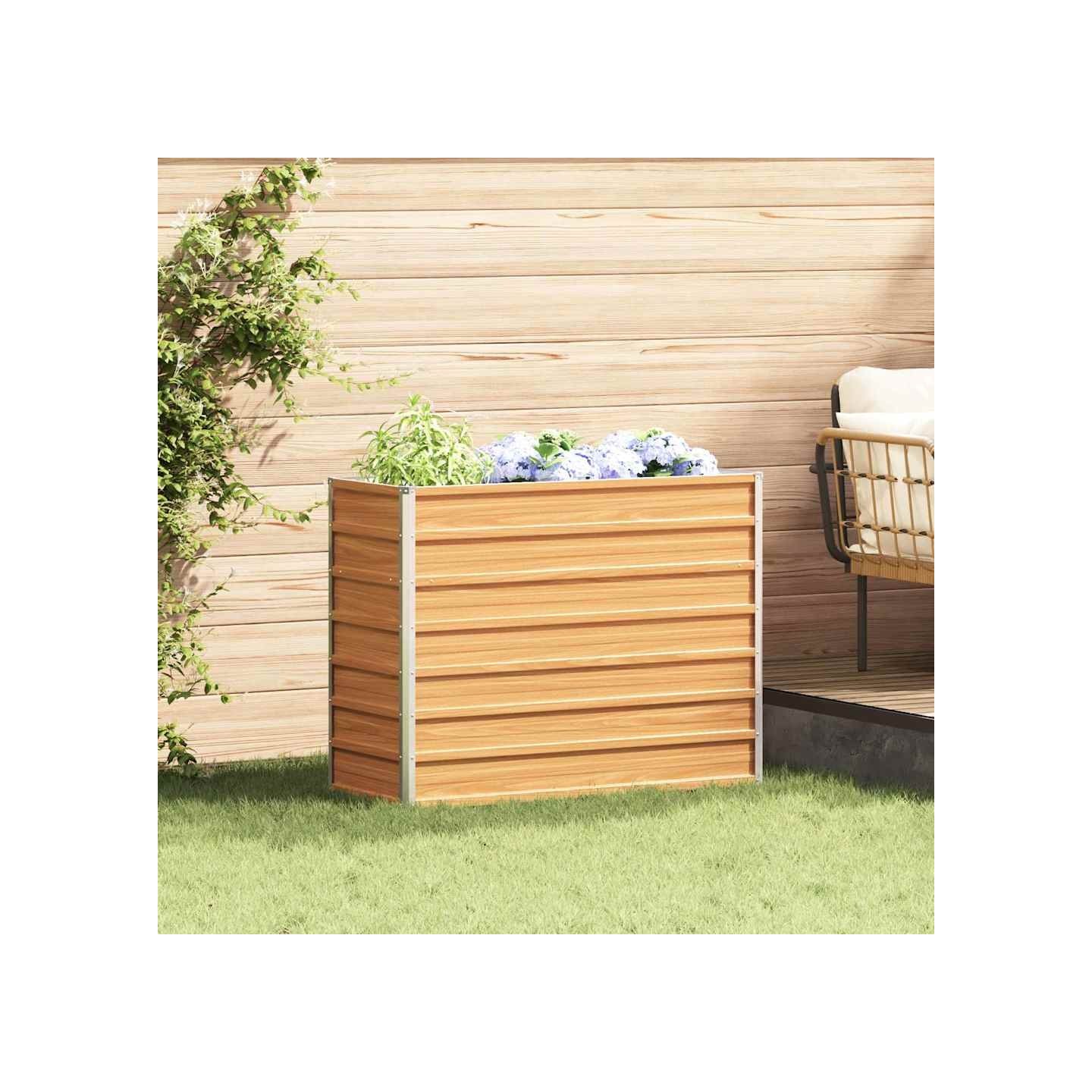 Jardinière surélevée Marron Clair 100 x 40 x 77 cm