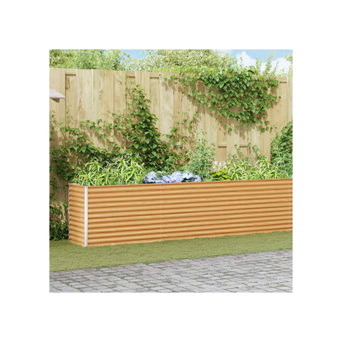 Jardinière surélevée Marron Clair 582 x 50 x 68 cm