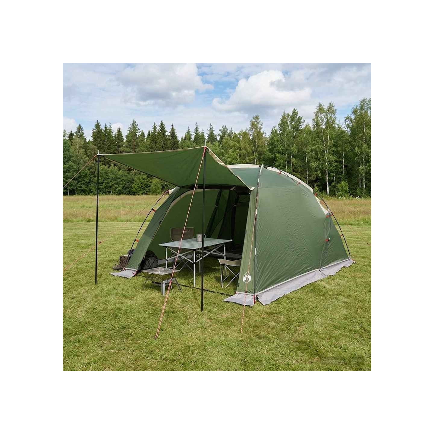Tente tunnel Vert 361 x 235 x 152 cm