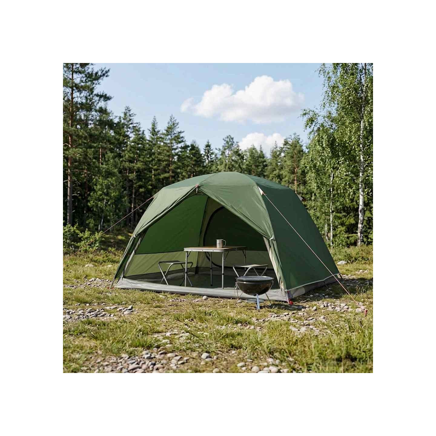 Tente de randonnée 2 personne Vert