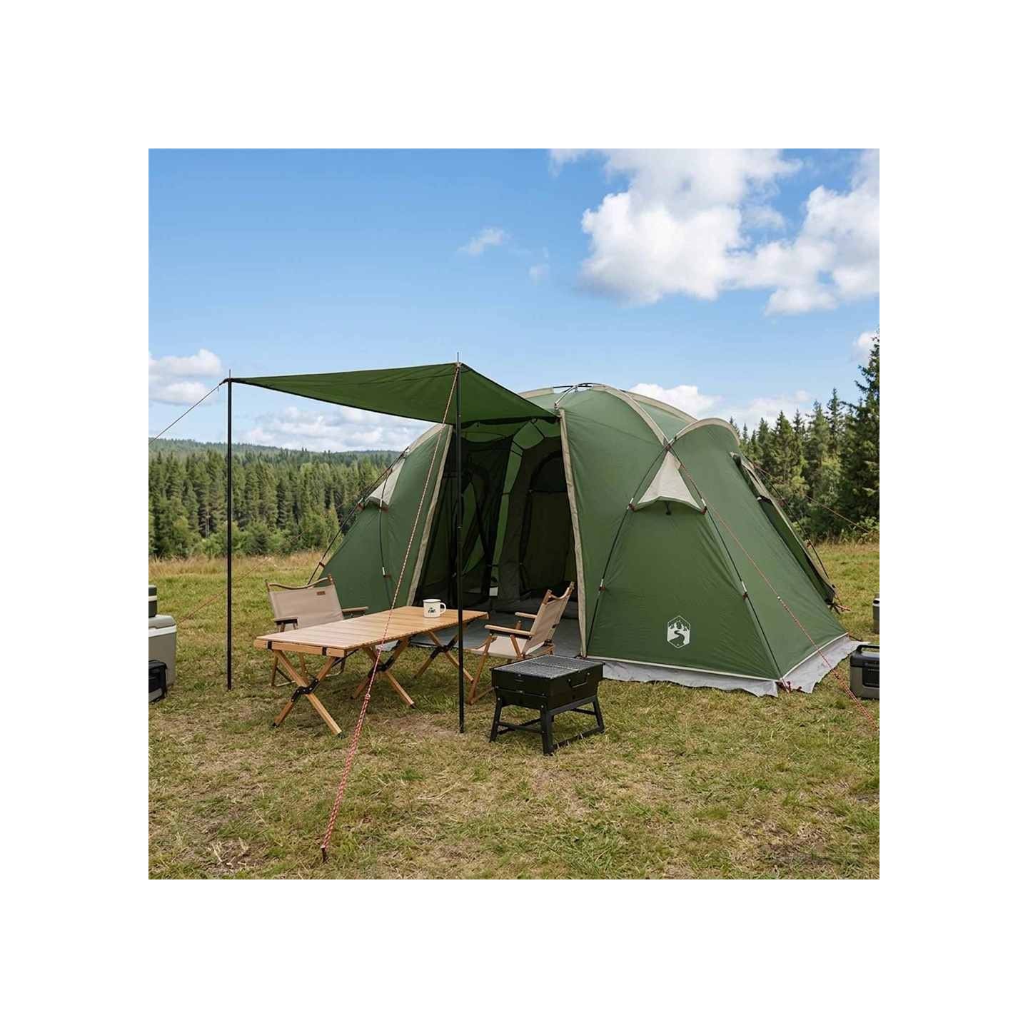 Tente tunnel Vert 520 x 260 x 180 cm