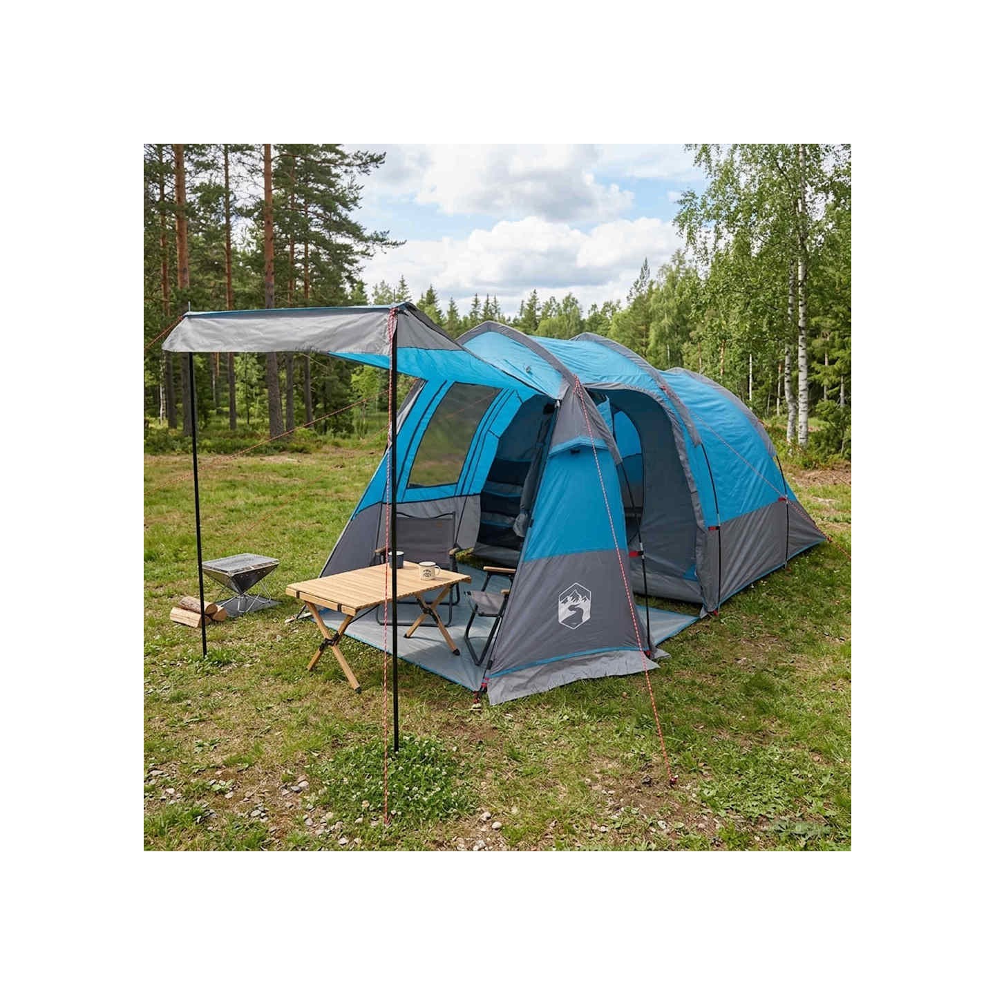 Tente tunnel Bleu 390 x 215 x 152 cm