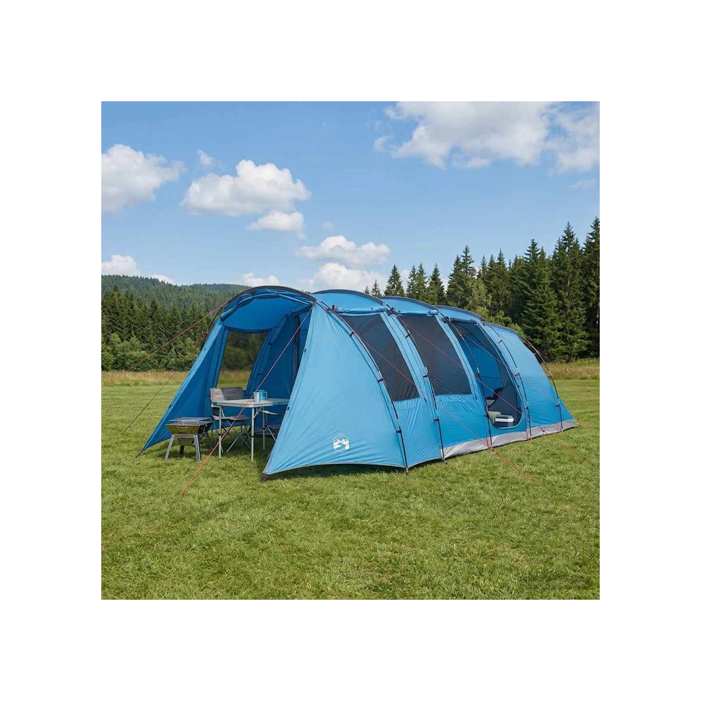 Tente tunnel Bleu 675 x 392 x 210 cm