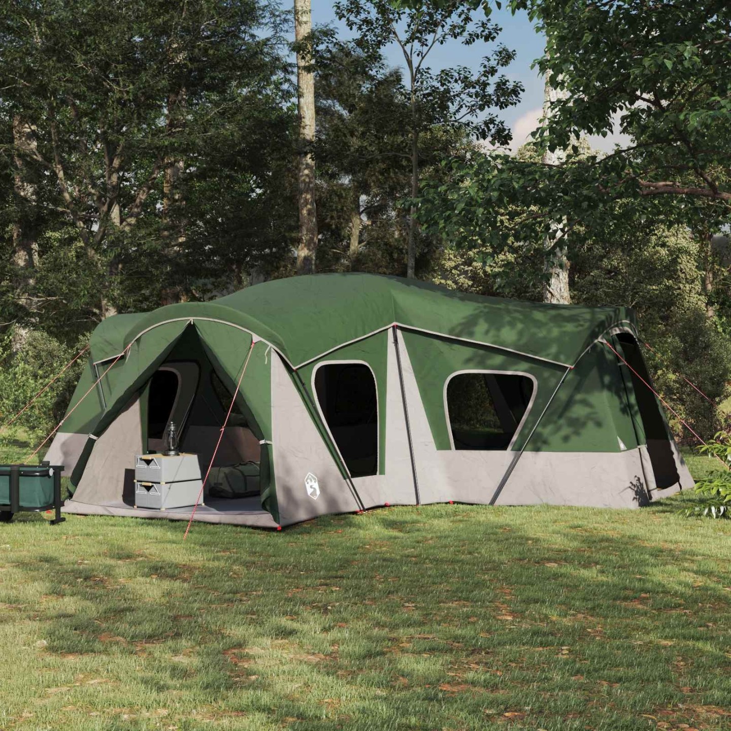 Tente familiale 14 personne Vert