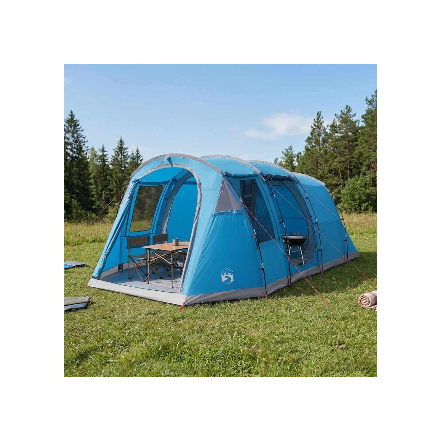 Tente tunnel Bleu 505 x 330 x 204 cm