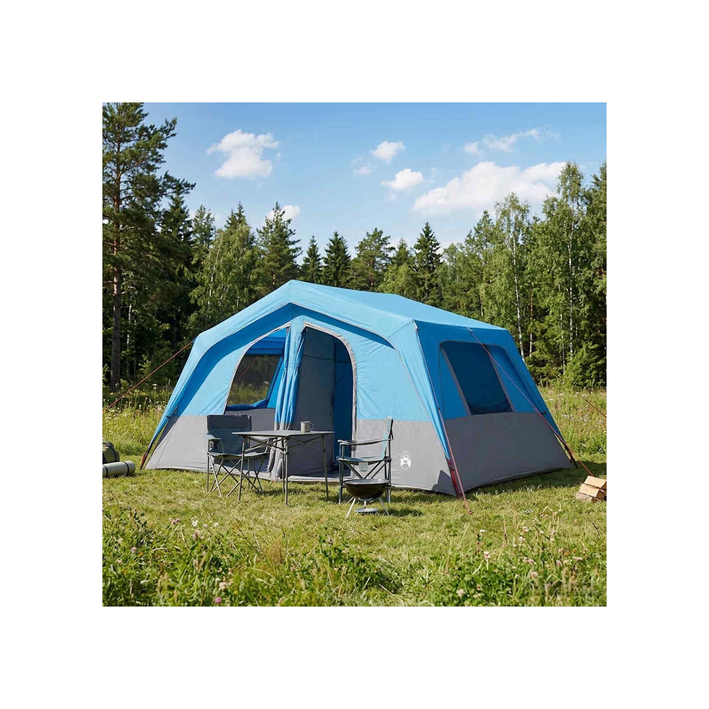 Tente familiale Bleu 533 x 312 x 230 cm