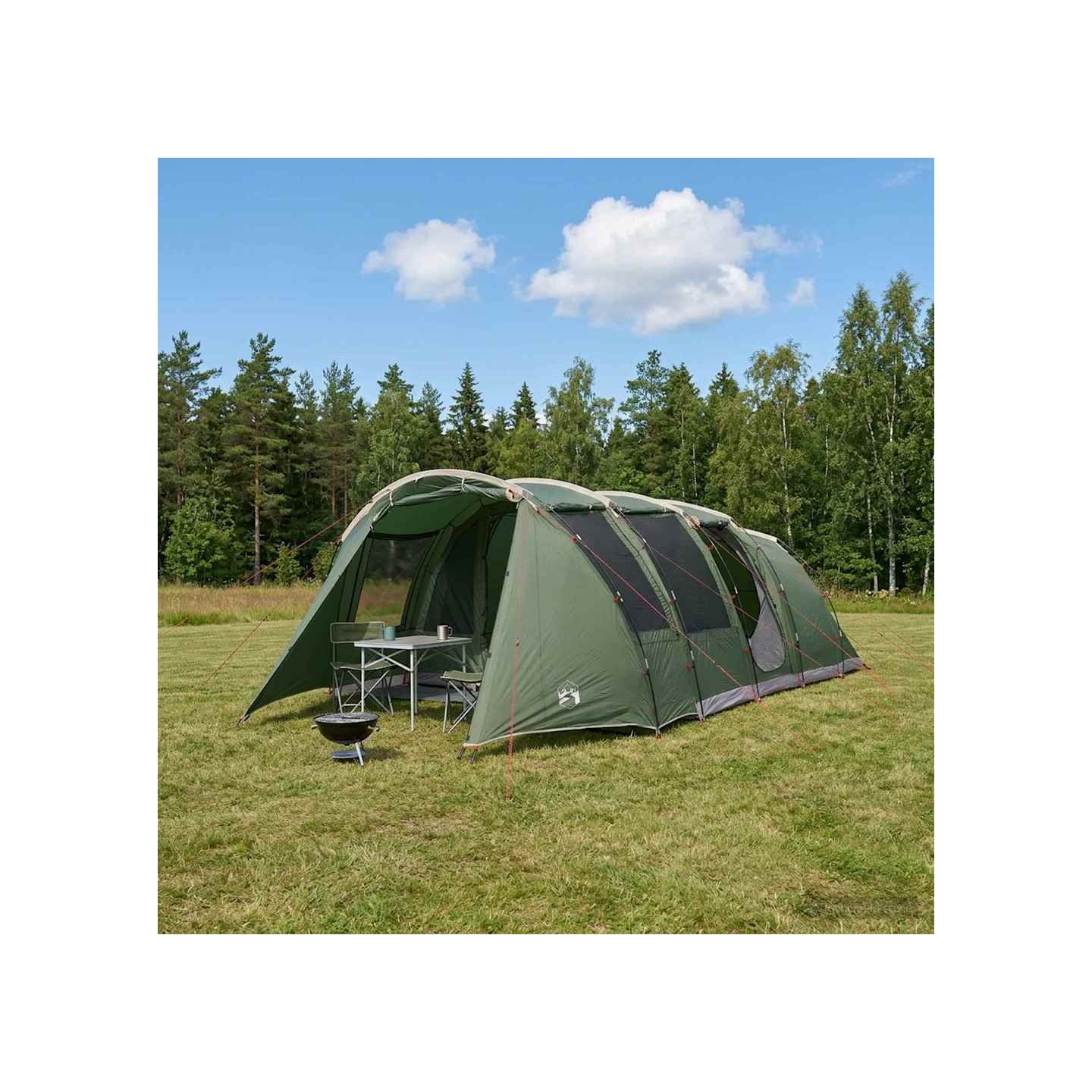 Tente tunnel Vert 675 x 392 x 210 cm