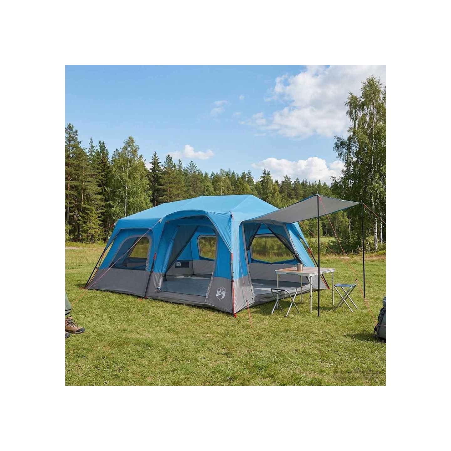 Tente Instantanée 10 personne Bleu