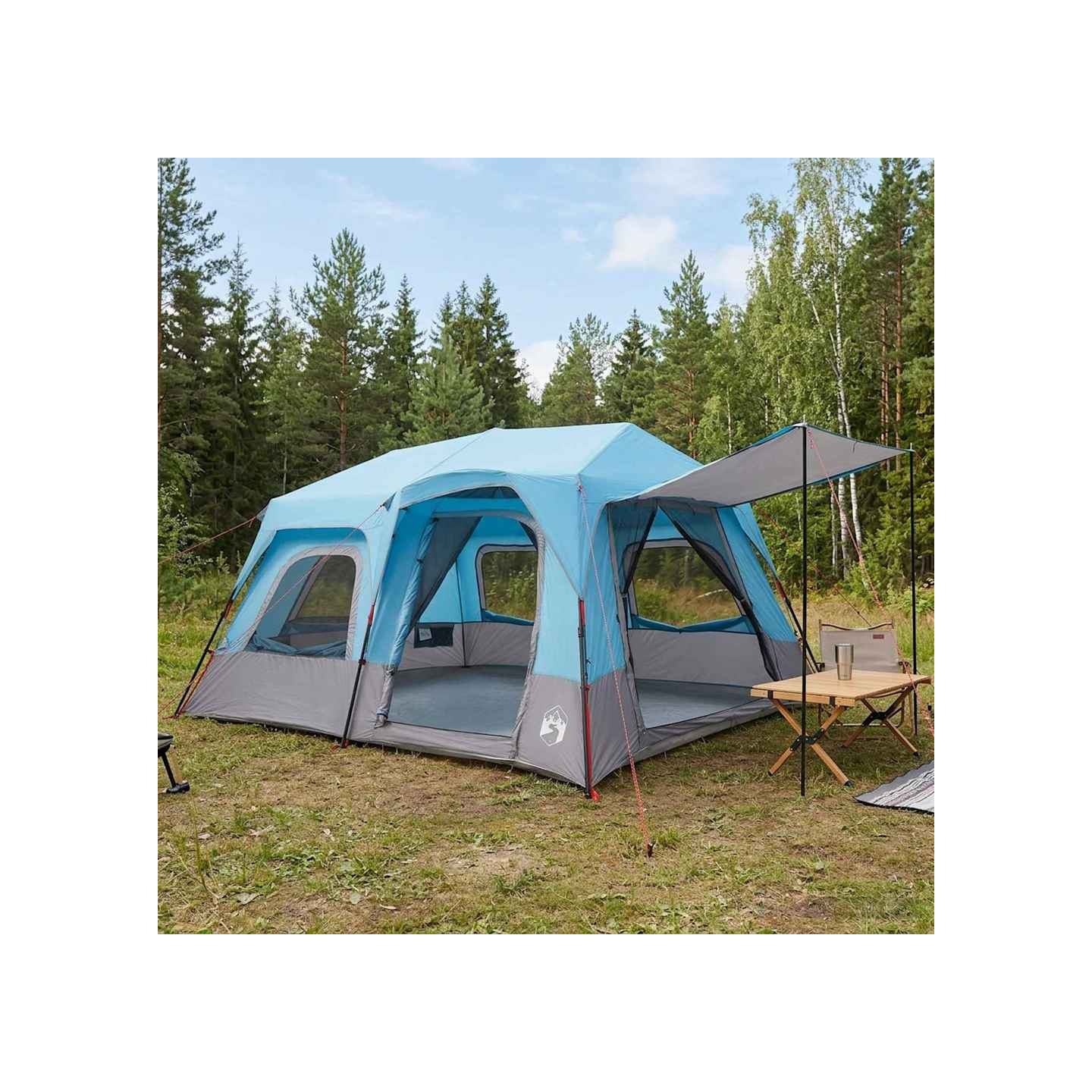 Tente Instantanée 8 personne Bleu