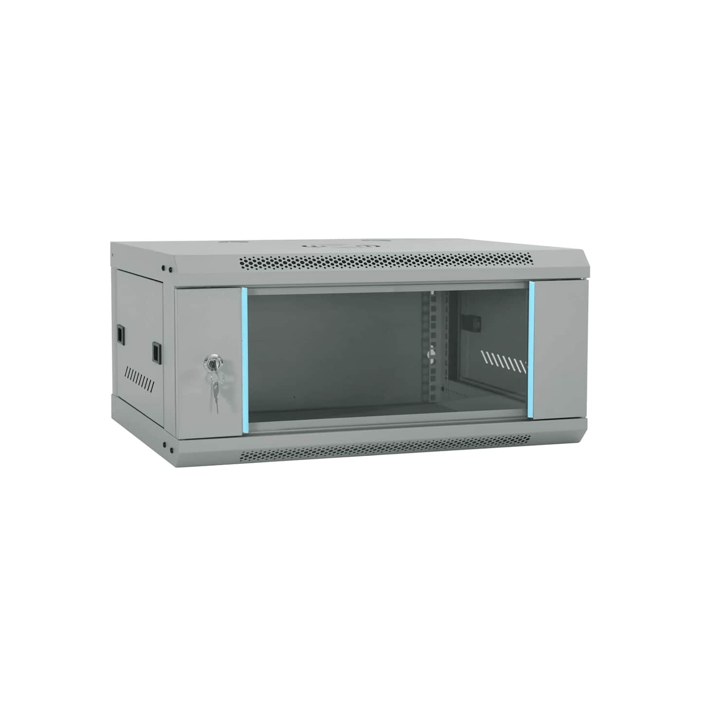 Armoire réseau avec stockage Gris 60 x 45 x 28 cm Acier