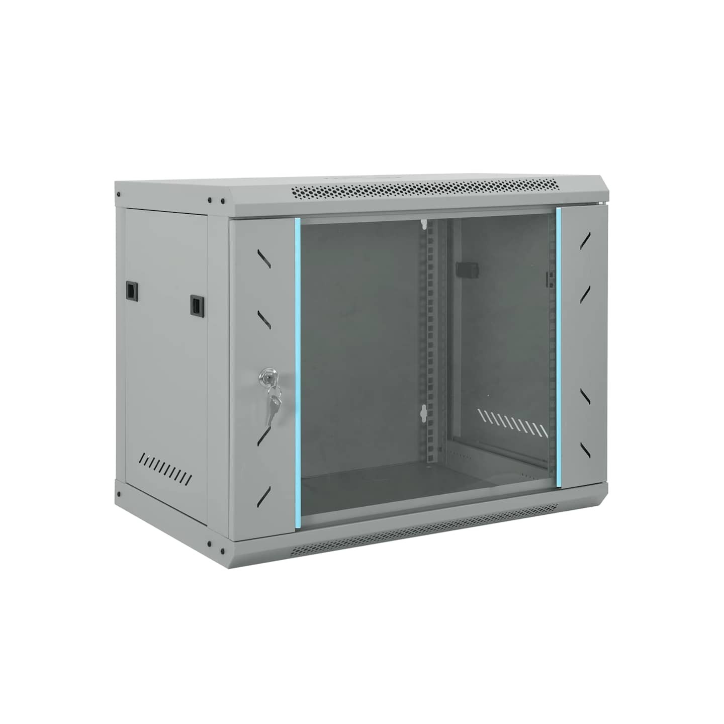 Armoire réseau avec stockage Gris 60 x 45 x 50 cm Acier