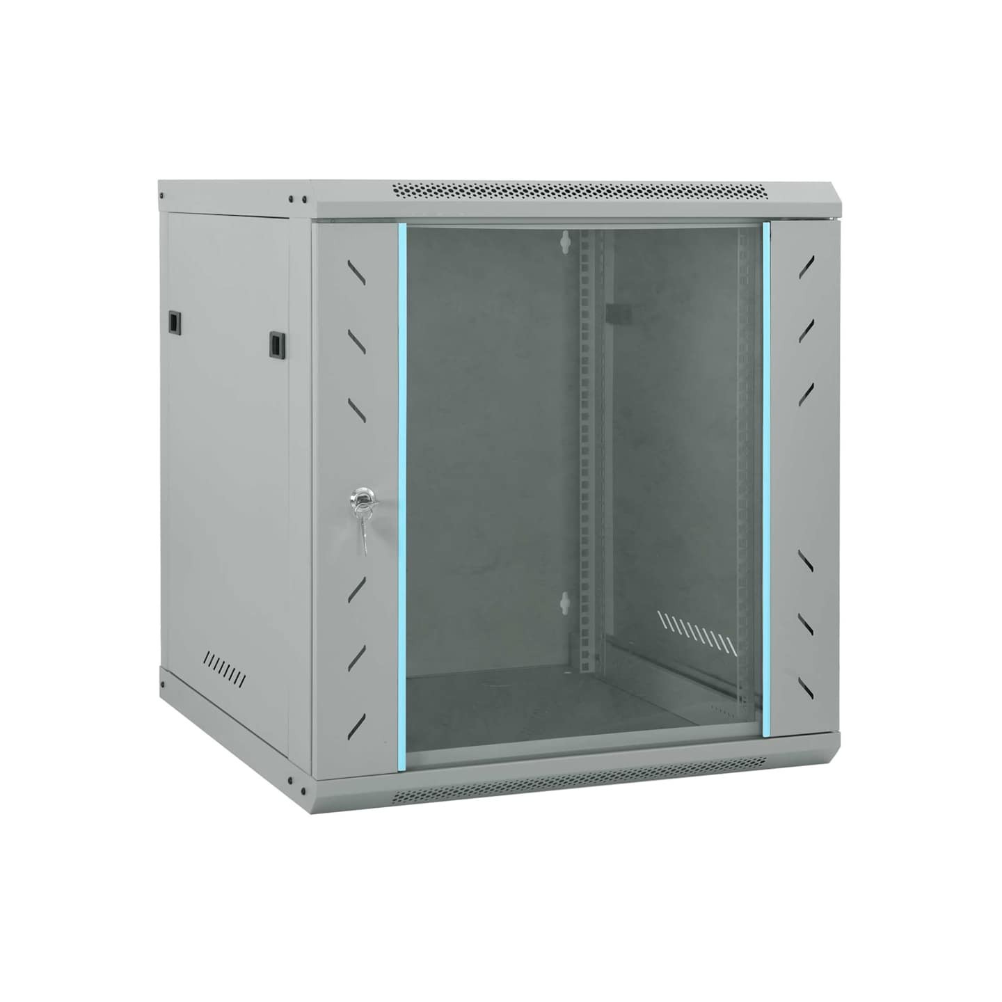 Armoire réseau avec stockage Gris 60 x 45 x 65 cm Acier