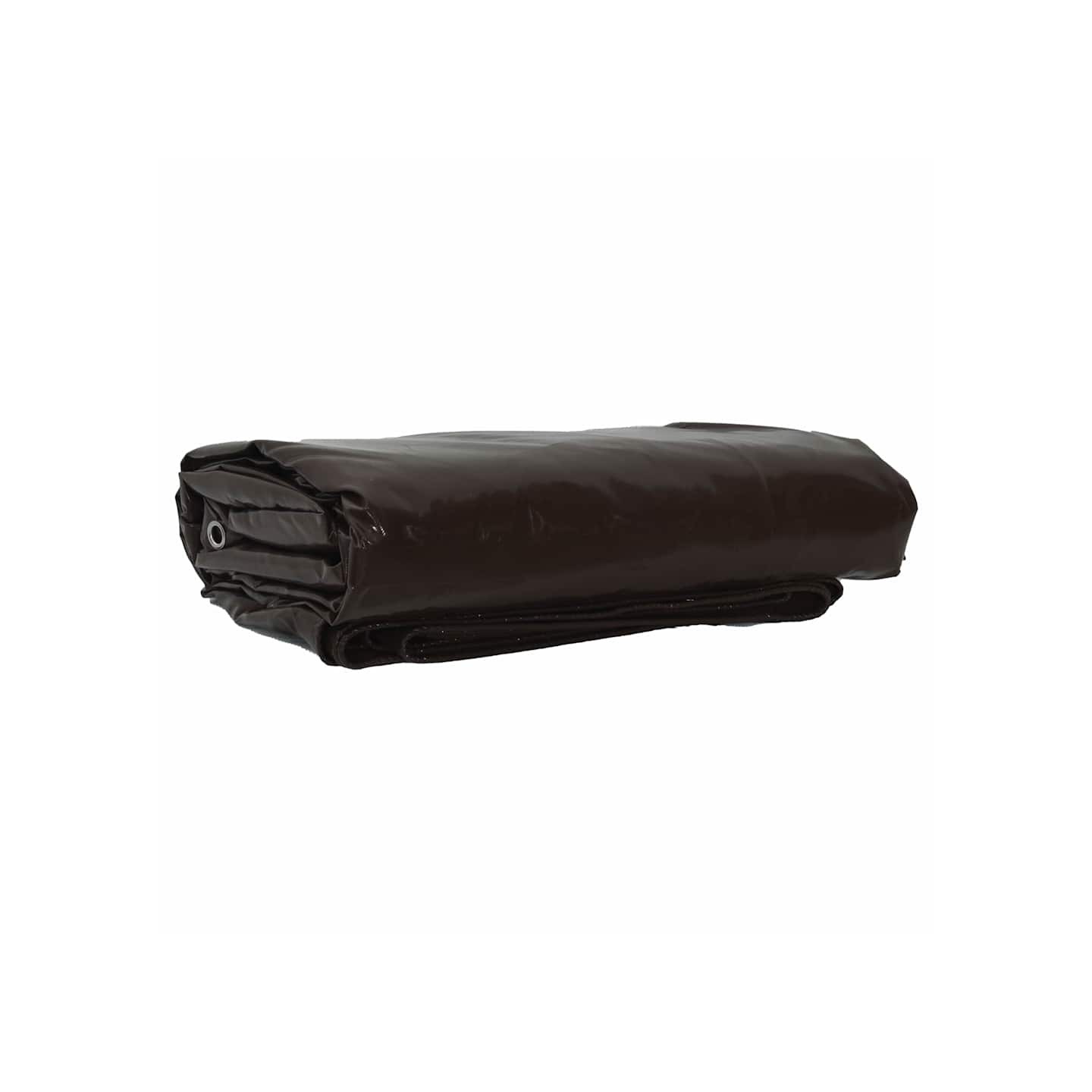 Bâche 650g / m² Marron 3,5 x 5 m Toile avec revêtement en PVC